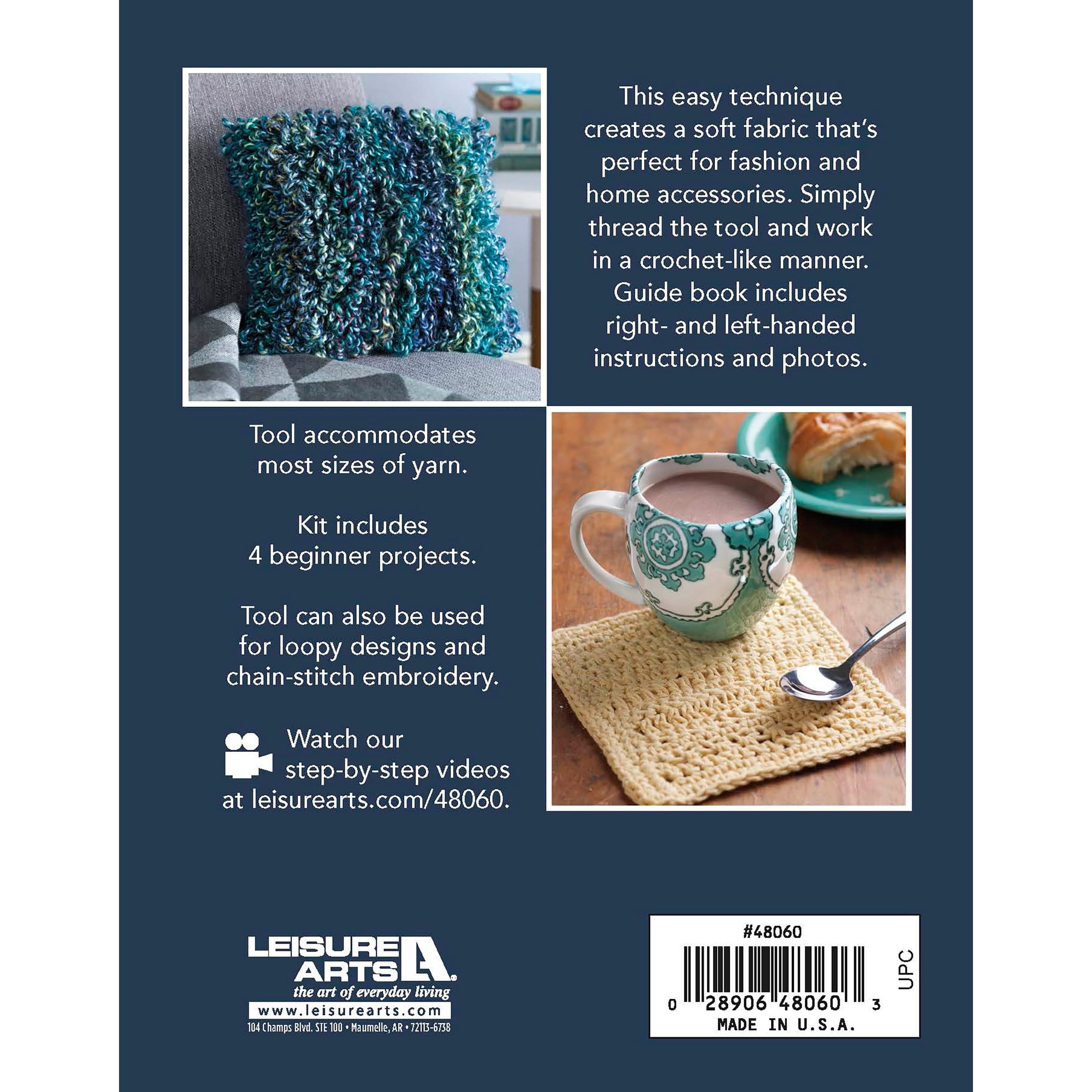 Leisure Arts&#xAE; Learn to Loop Crochet Book Kit