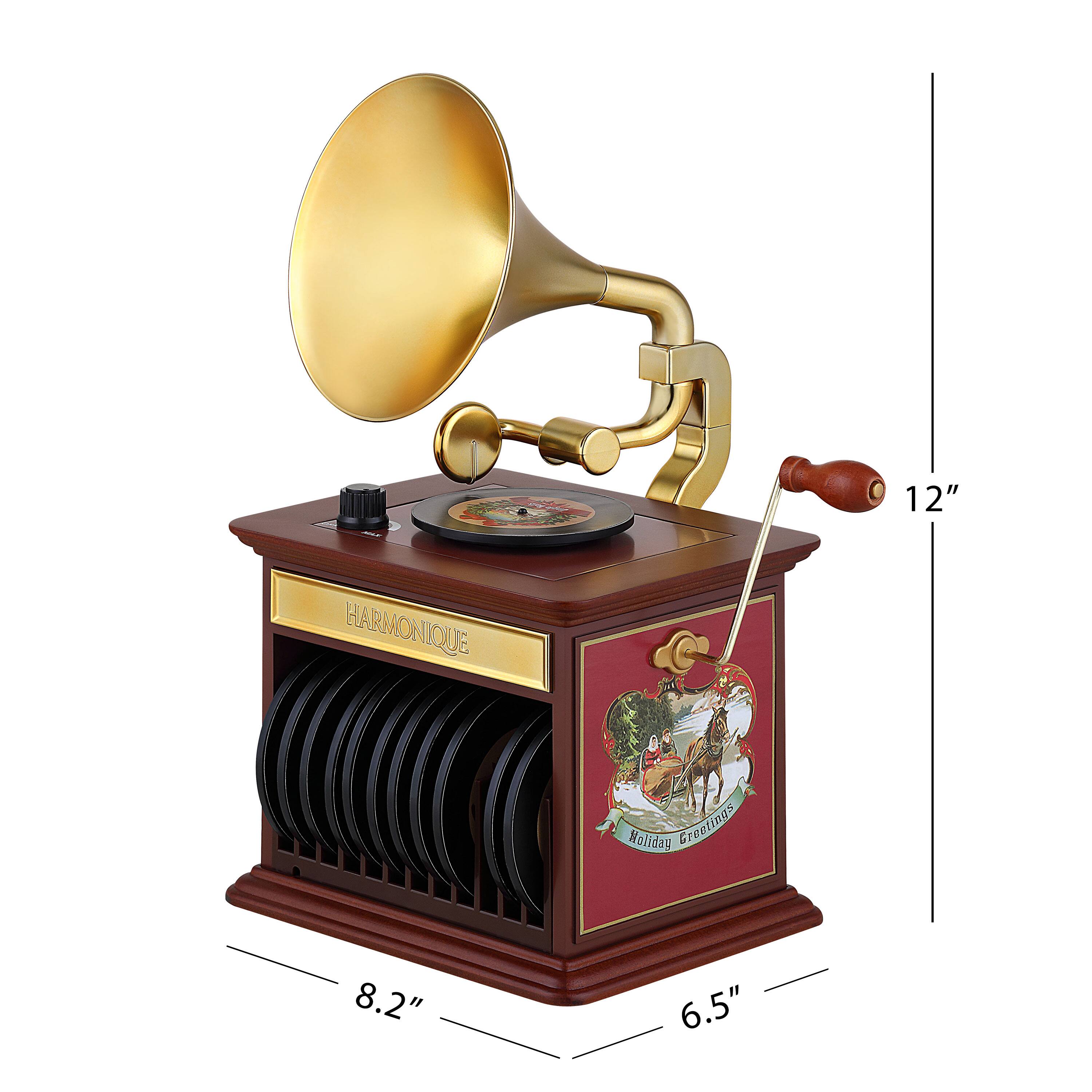 90th Anniversary Collection 12&#x22; Musical Mini Gramophone