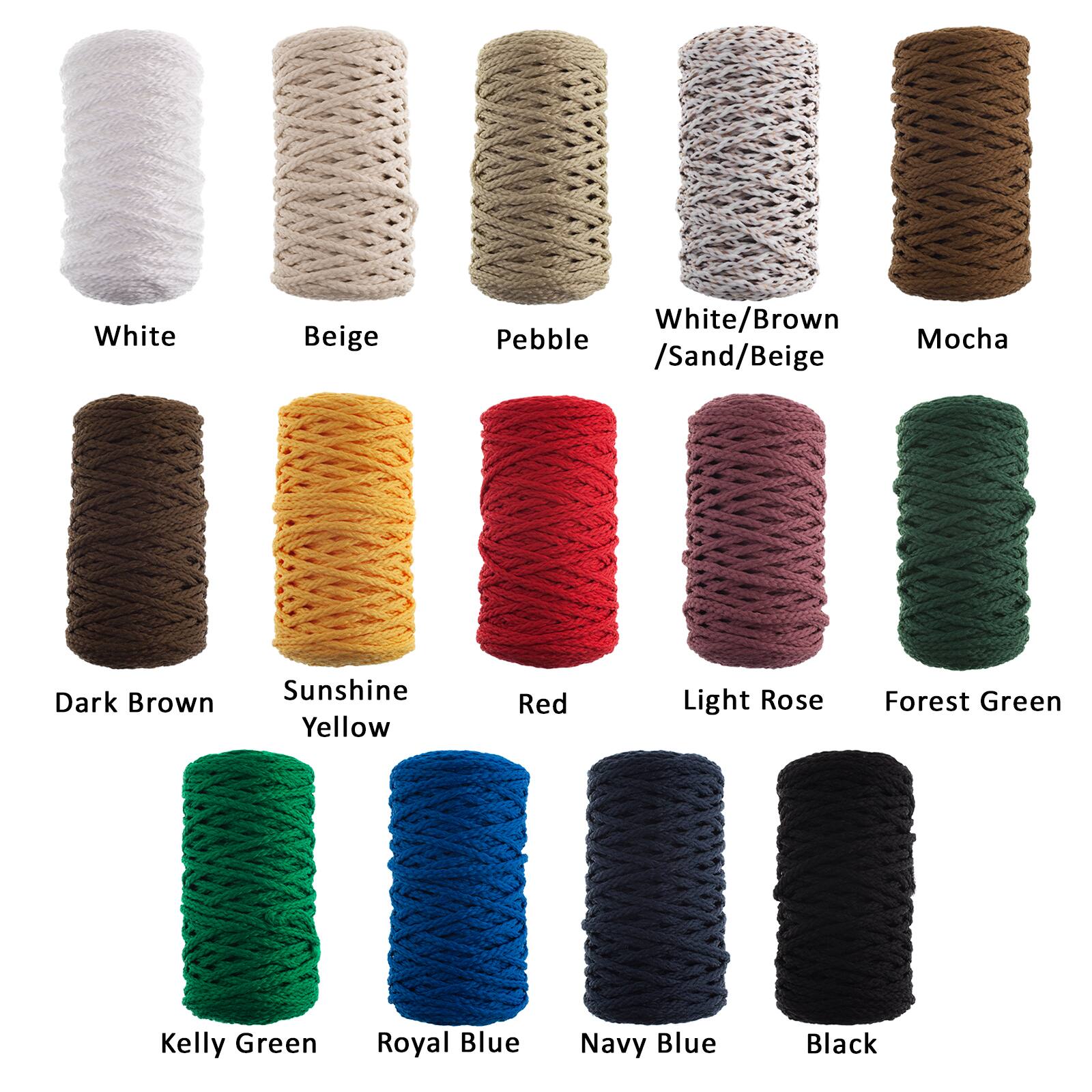 John Bead 4mm Braided Macram&#xE9; Cord, 70yd.