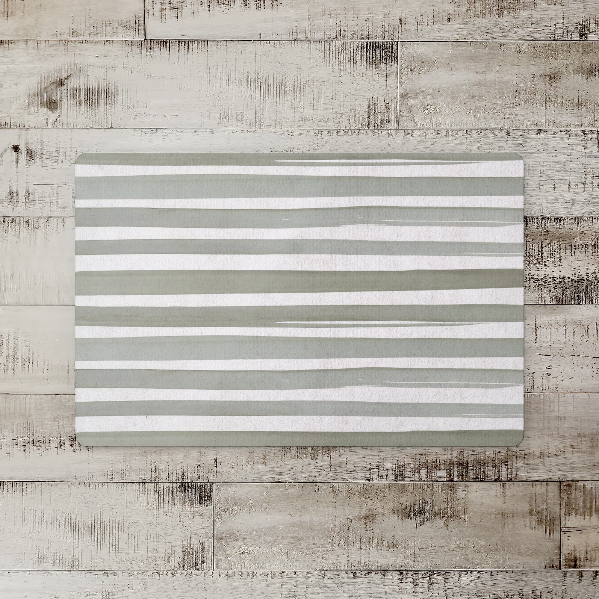 Watercolor Stripes Floor Mat Michaels