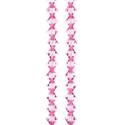 Preciosa Glass Crystal Bicone Beads, 6mm by Bead Landing™