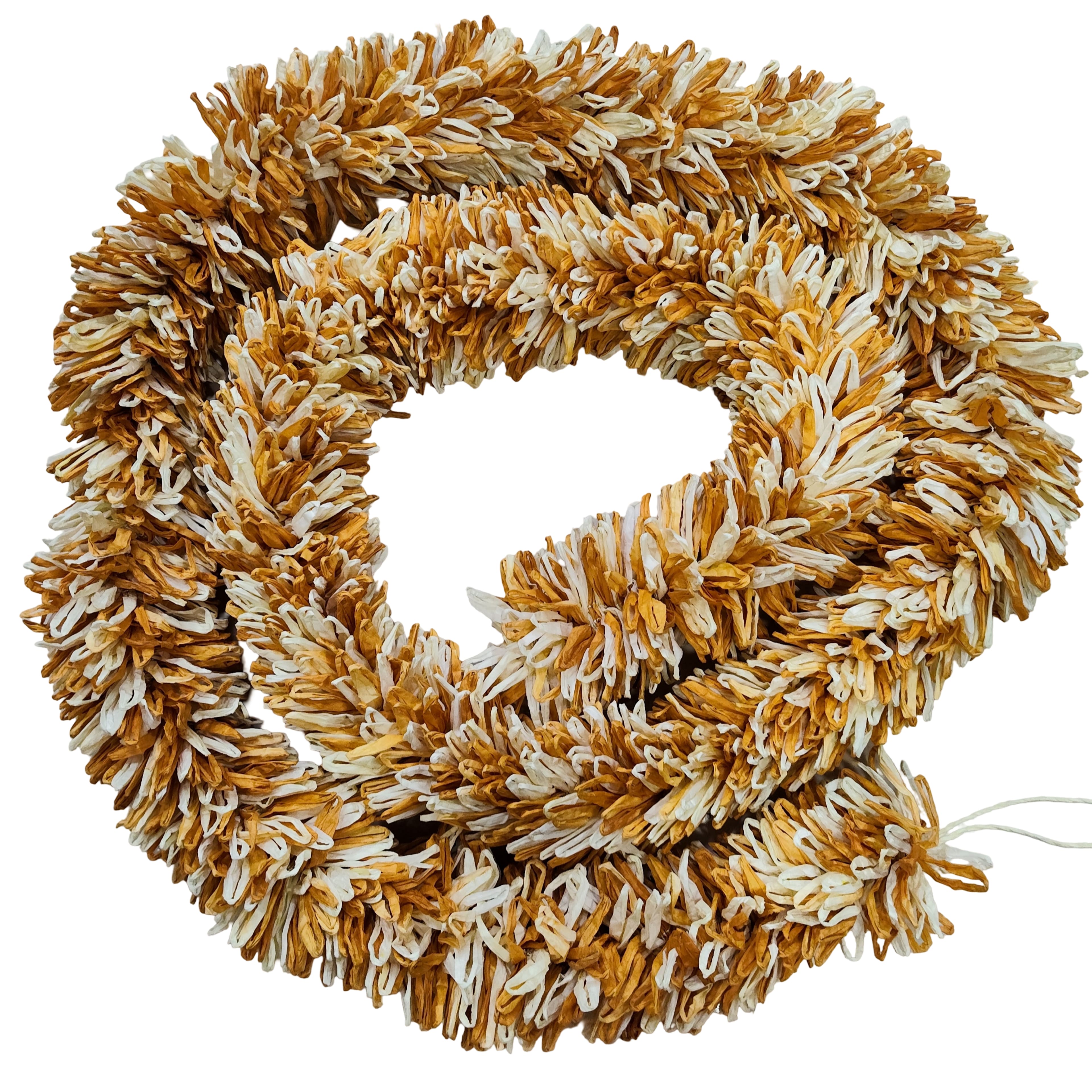 6ft. Ivory &#x26; Orange Paper Twist Garland by Ashland&#xAE;