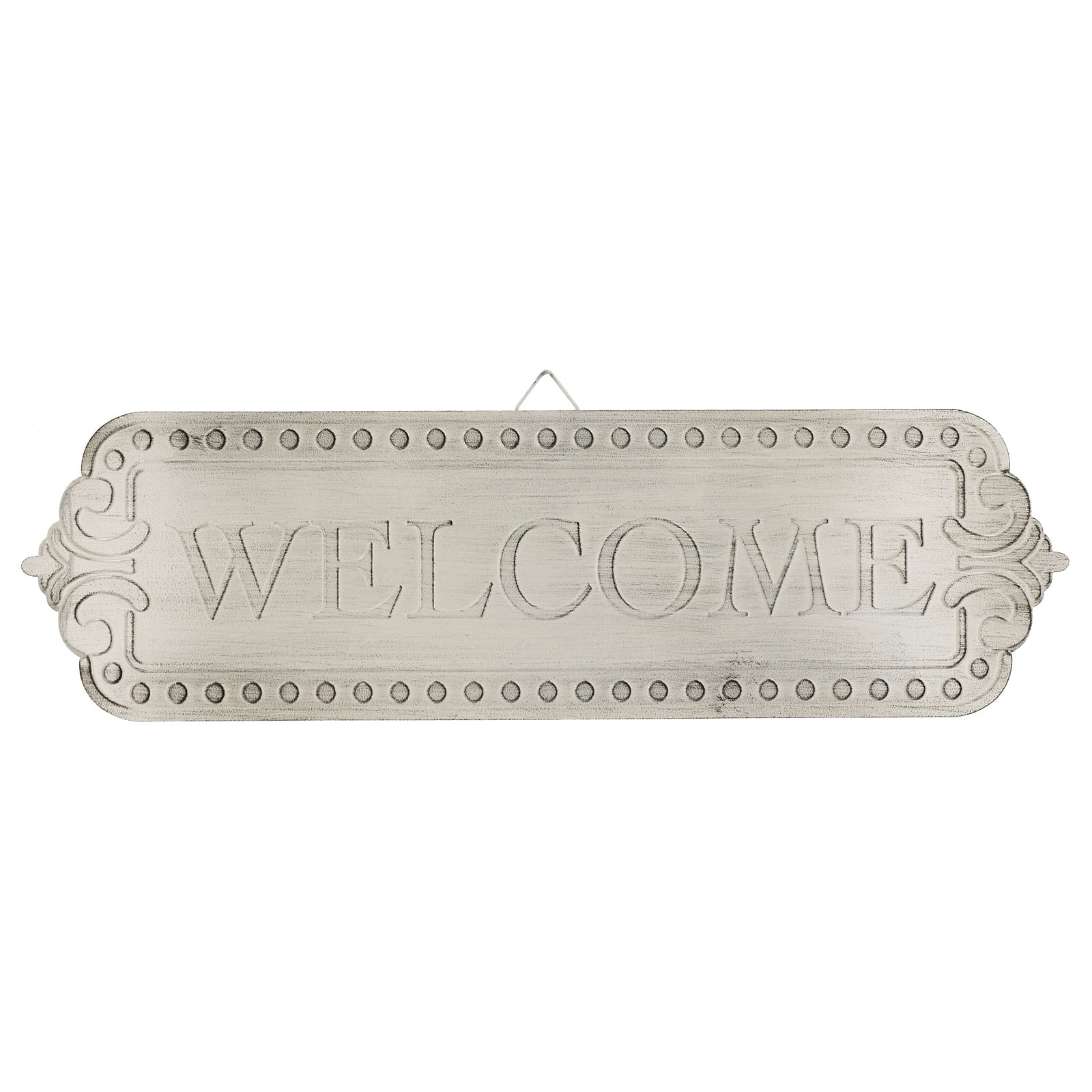 18&#x22; x 5.25&#x22; Metal Welcome Wall D&#xE9;cor by Ashland&#xAE;
