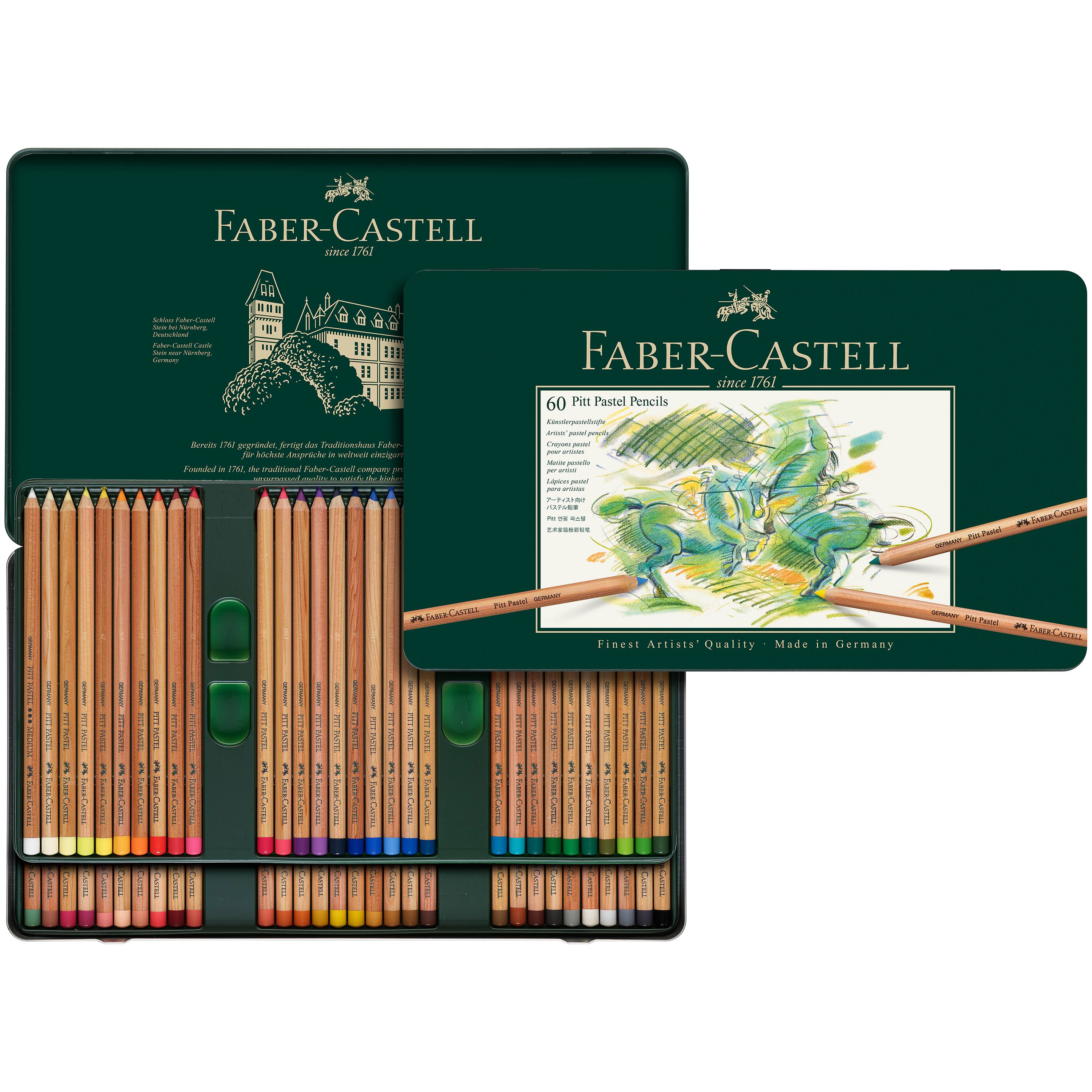 Faber-Castell Pitt 60 Color Pastel Pencil Set