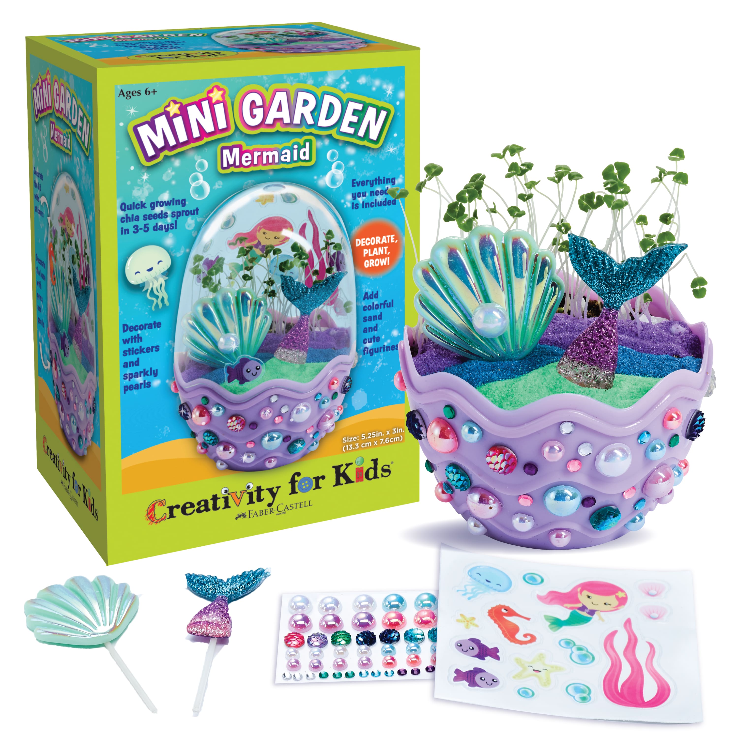 12 Pack: Creativity for Kids® Mermaid Mini Garden