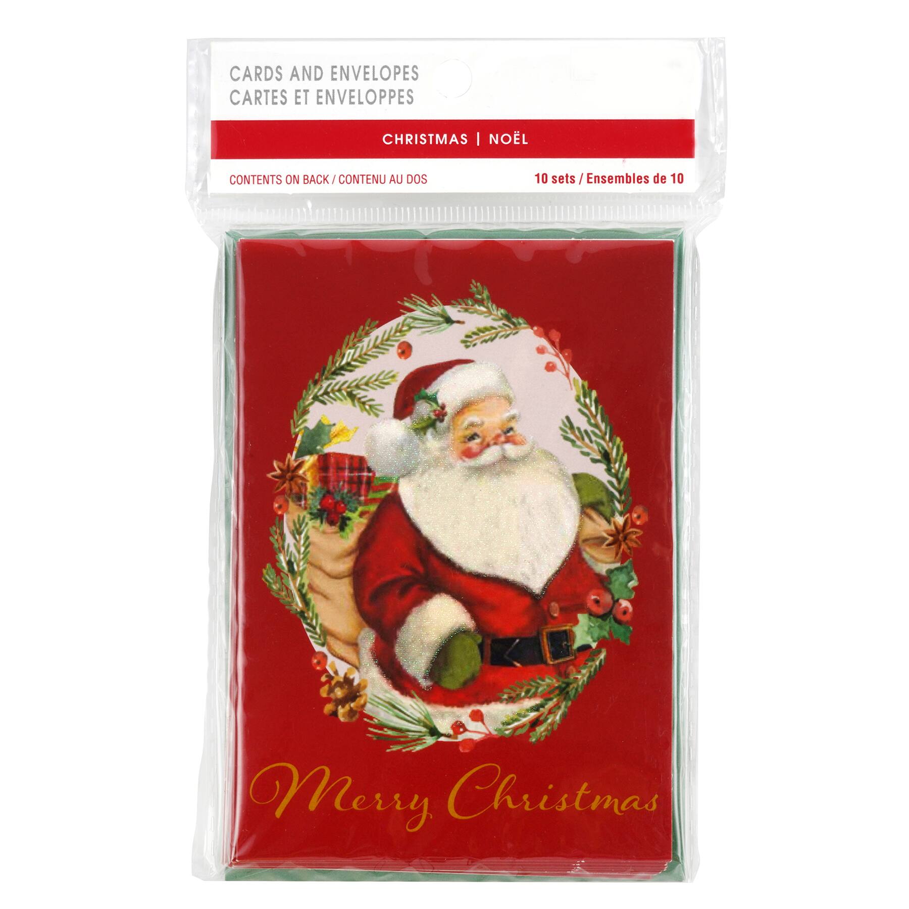 Red Santa Merry Christmas Cards By Craft Smart Michaels