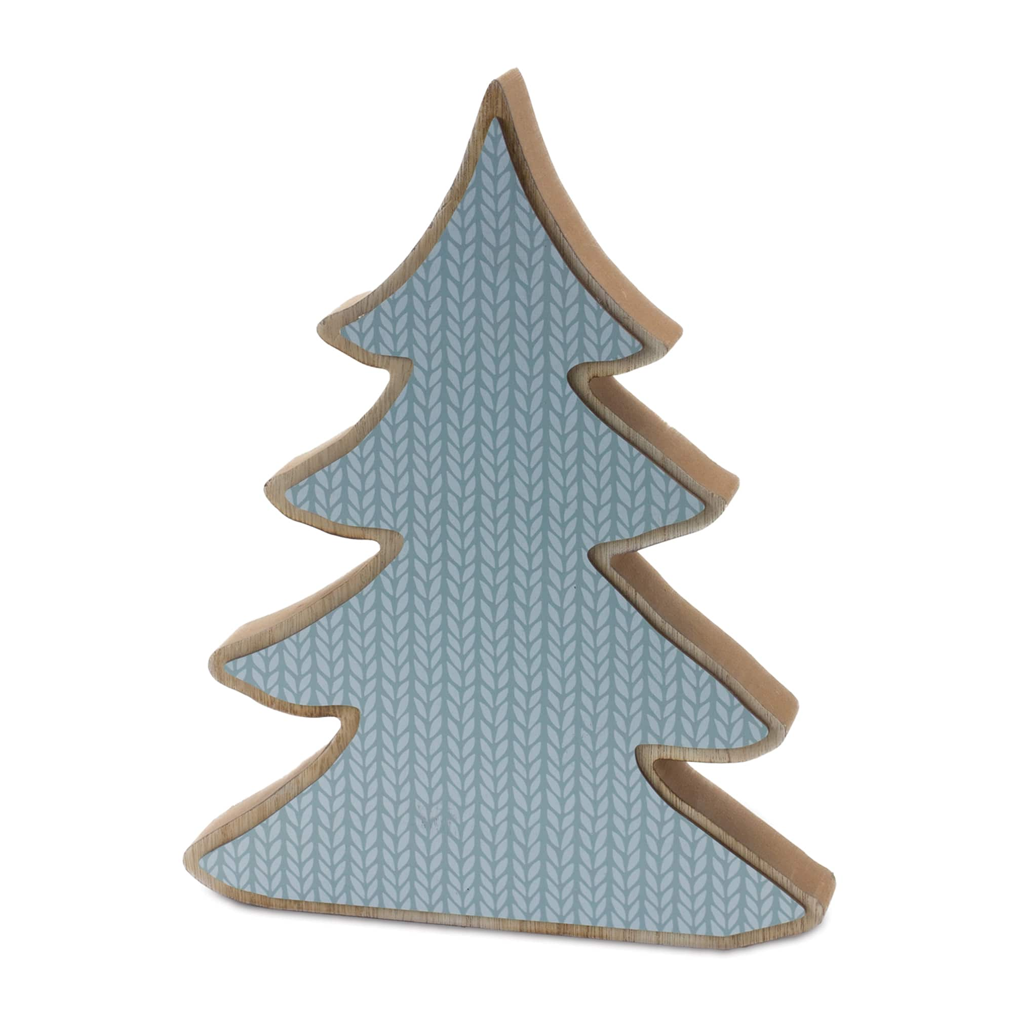 Wood Pine Tree D&#xE9;cor Set, 9.75&#x22; &#x26; 11.75&#x22;