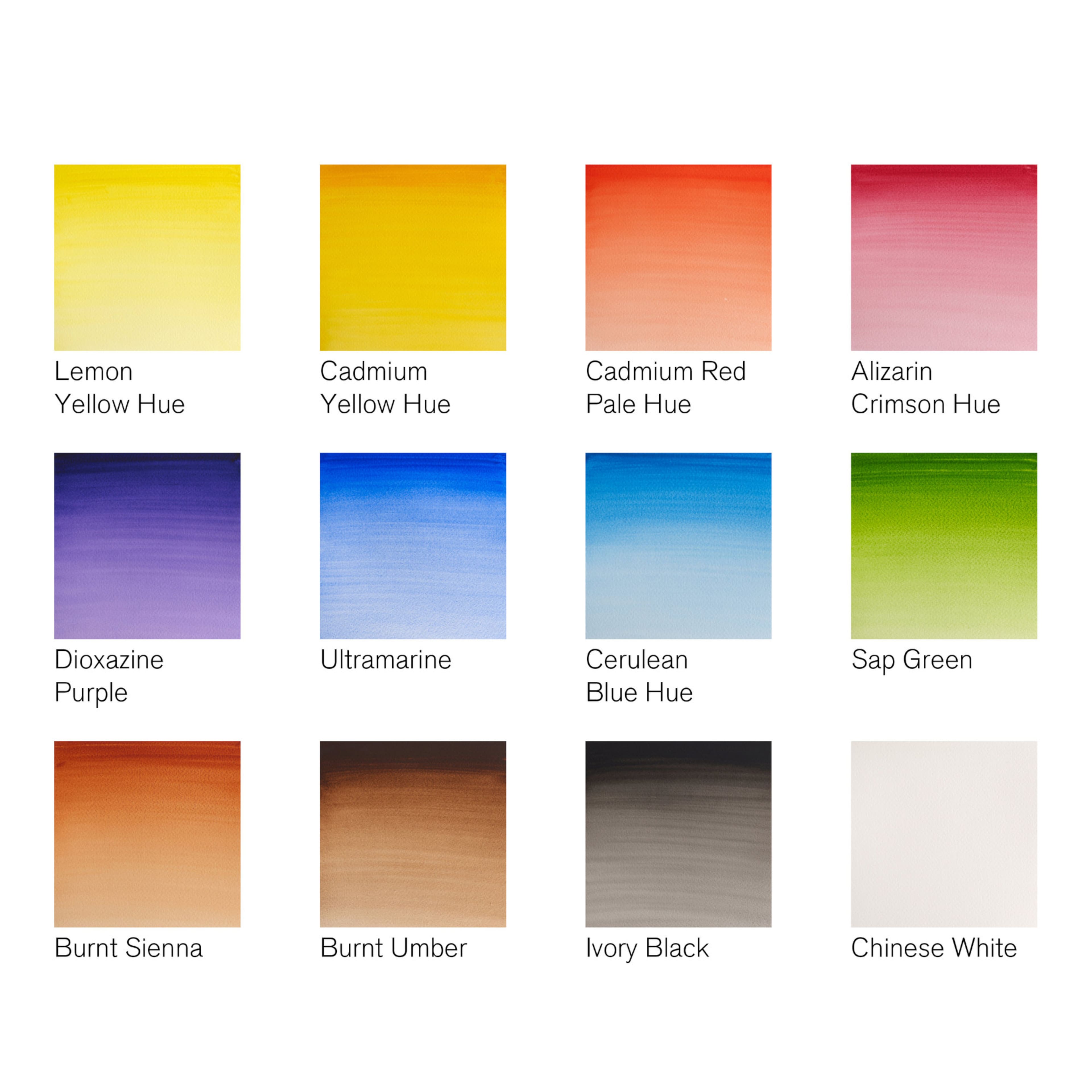 Winsor &#x26; Newton&#x2122; Cotman Watercolour&#x2122; 12 Color Paint Tube Collection