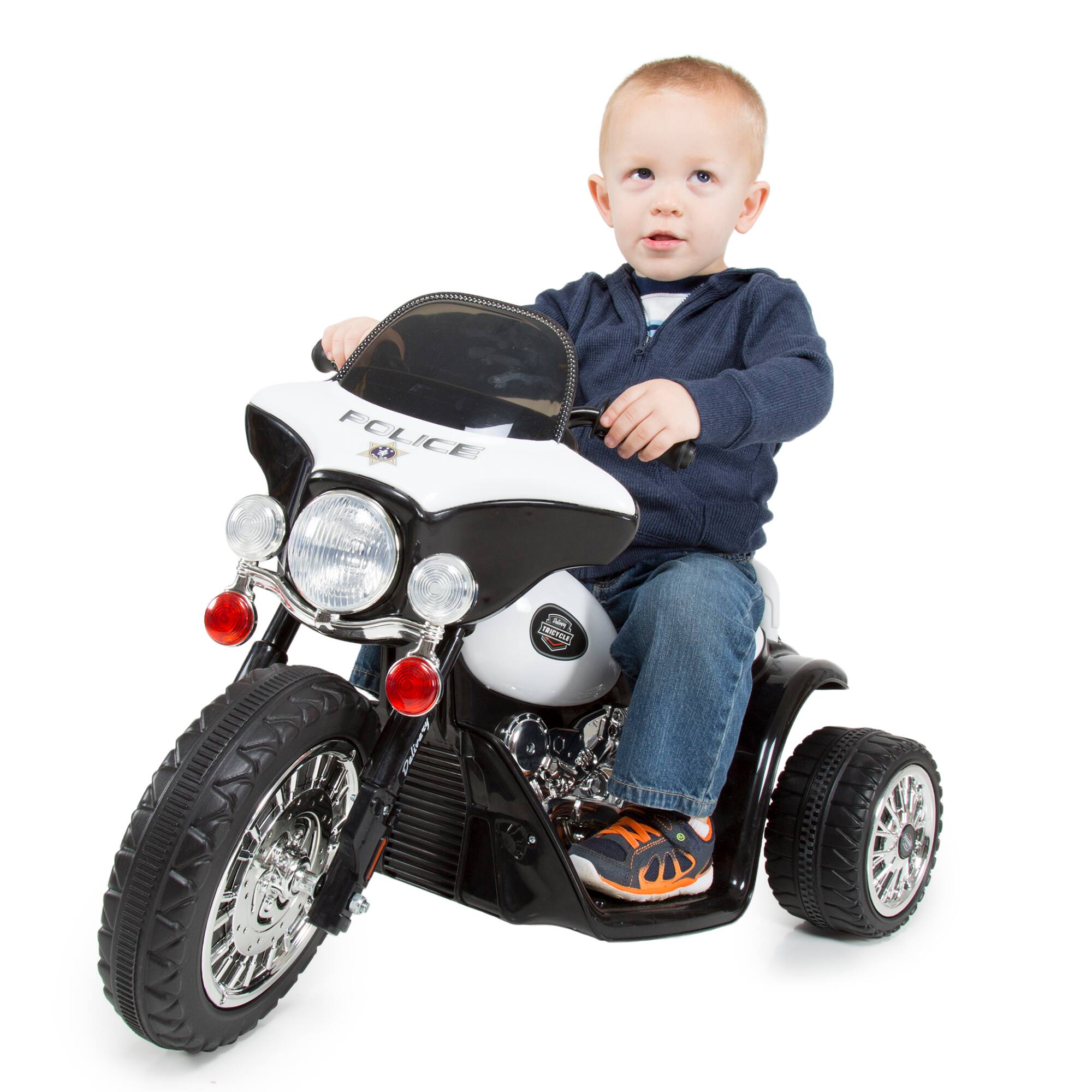 Toy Time Ride-On 3 Wheel Police Motorcycle