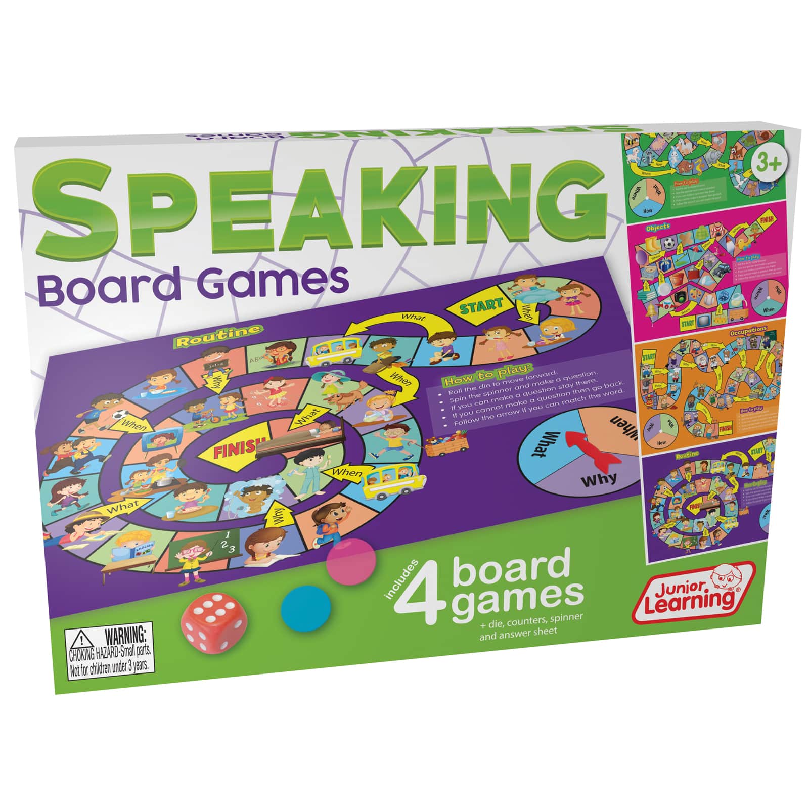 Junior Learning&#xAE; Speaking Board Games