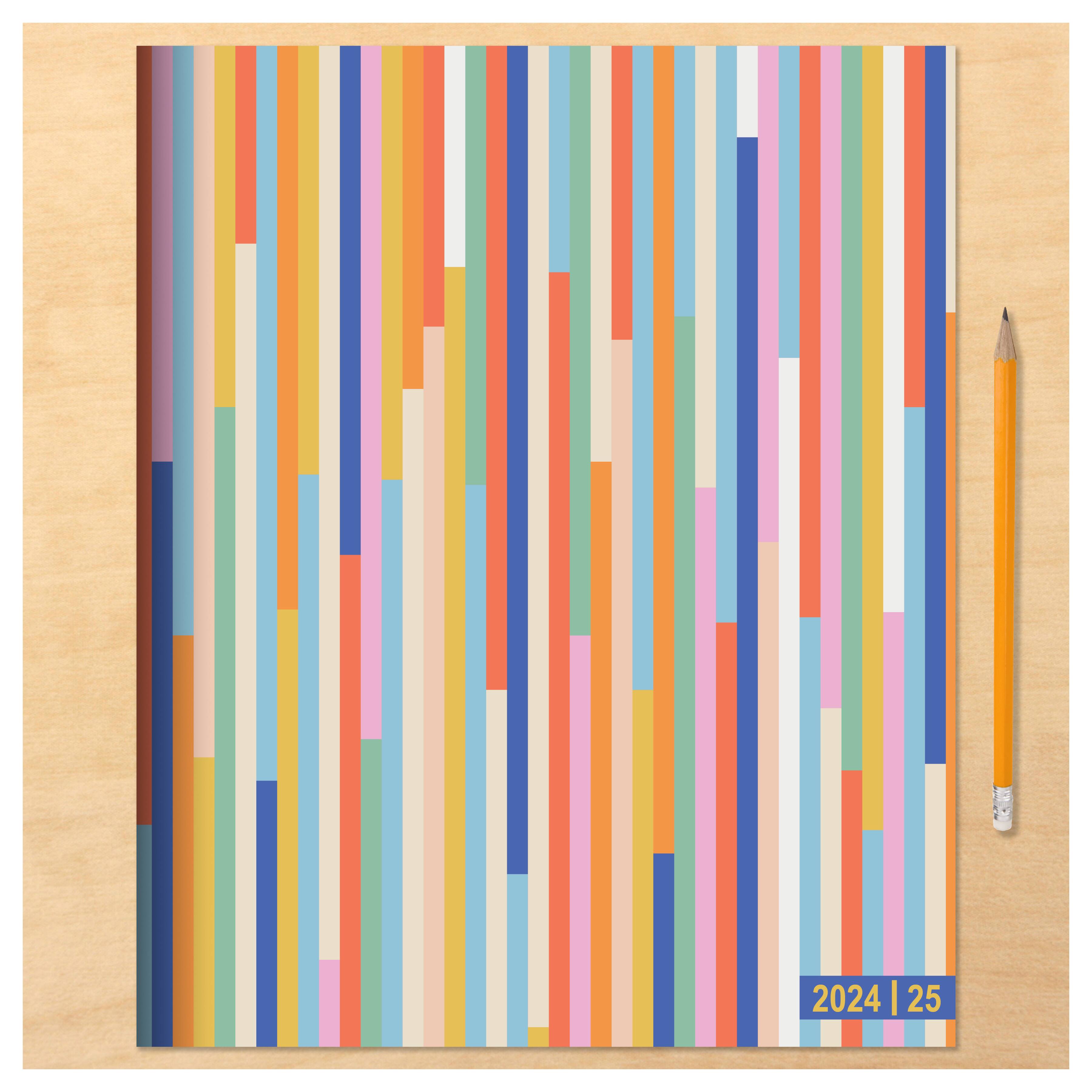TF Publishing 2024-2025 Large So Many Stripes Monthly Planner