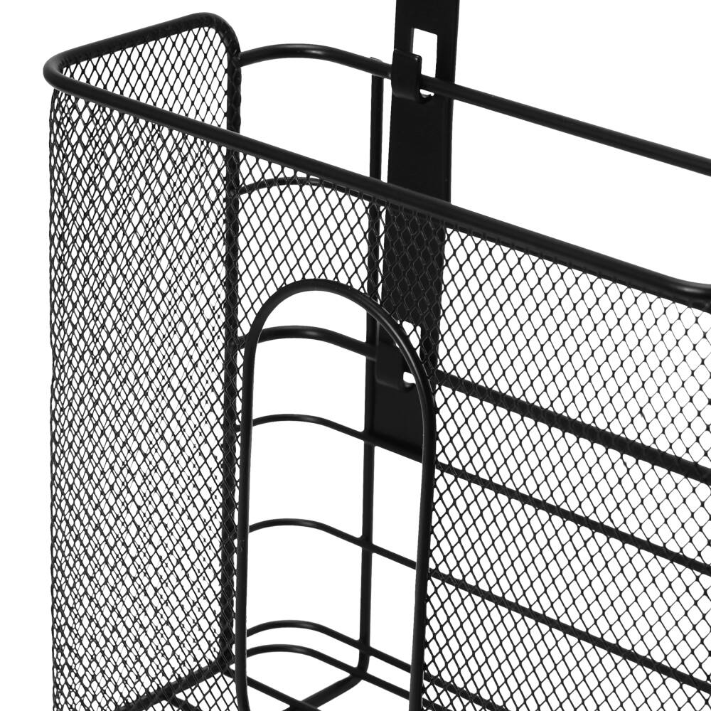 Household Essentials Over the Door Mesh Metal Basket