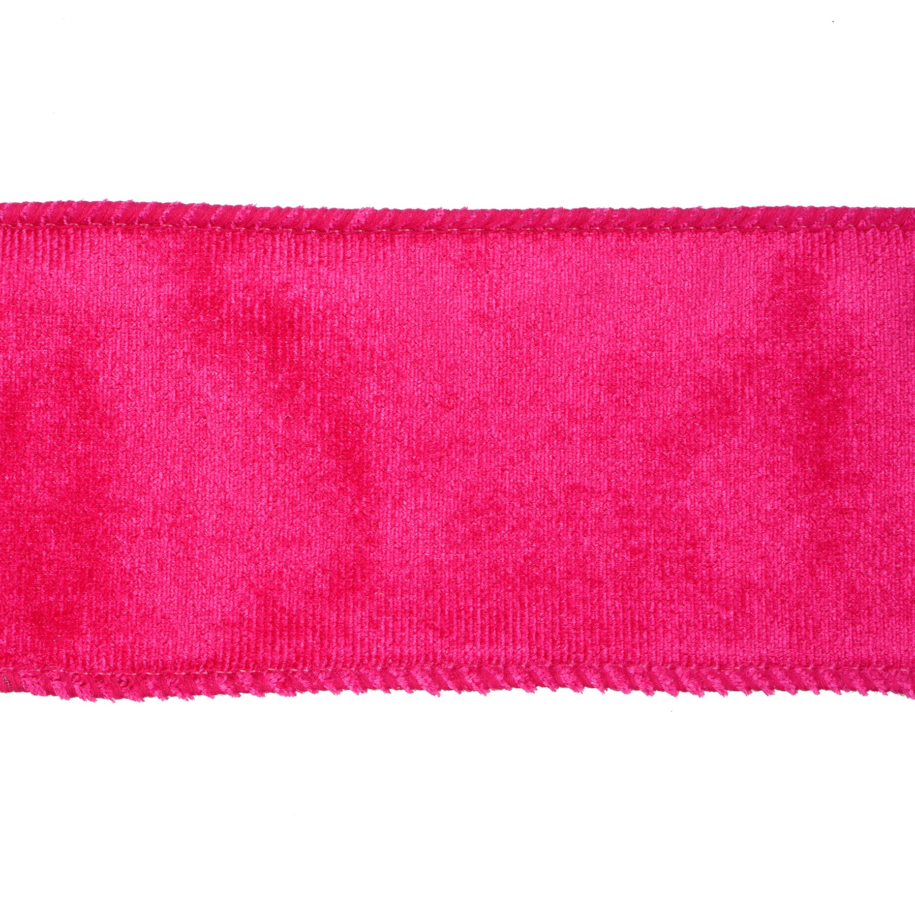 2.5&#x22; x 80ft. Pink Flocked Wired Jumbo Ribbon by Celebrate It&#xAE;