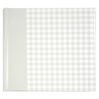 Gray Gingham 2-Up Photo Album by Recollections™ | 9" x 8.75" | Michaels®