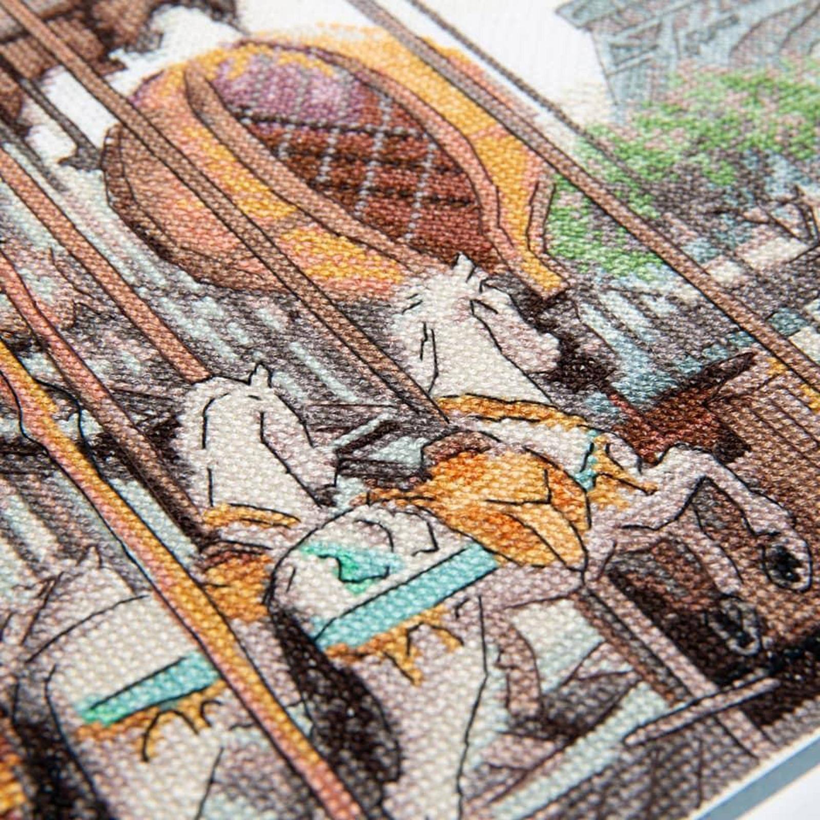 Charivna Mit Cross Stitch Kit French Carousel