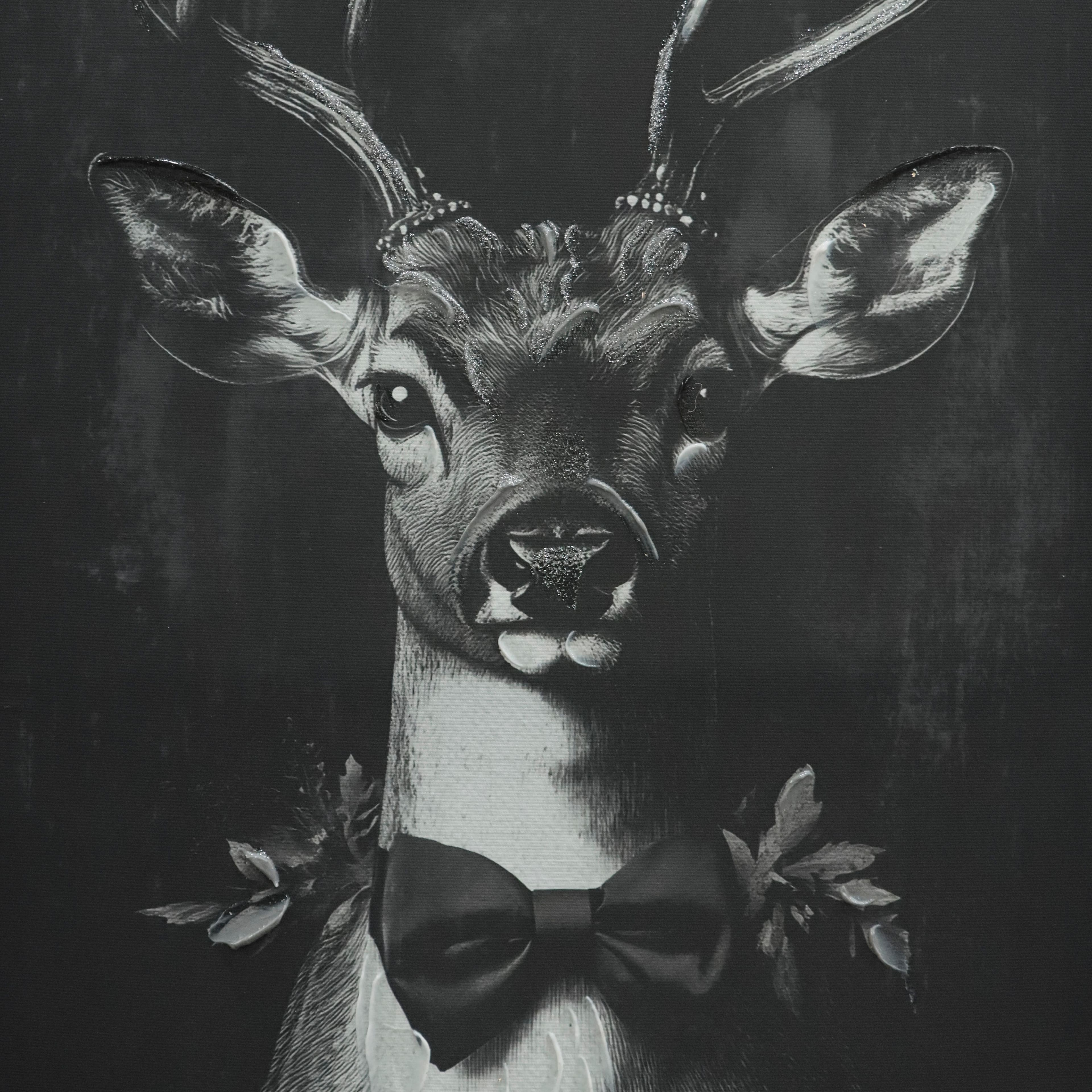 14&#x22; x 32&#x22; Deer with Bow Wall D&#xE9;cor by Ashland&#xAE;