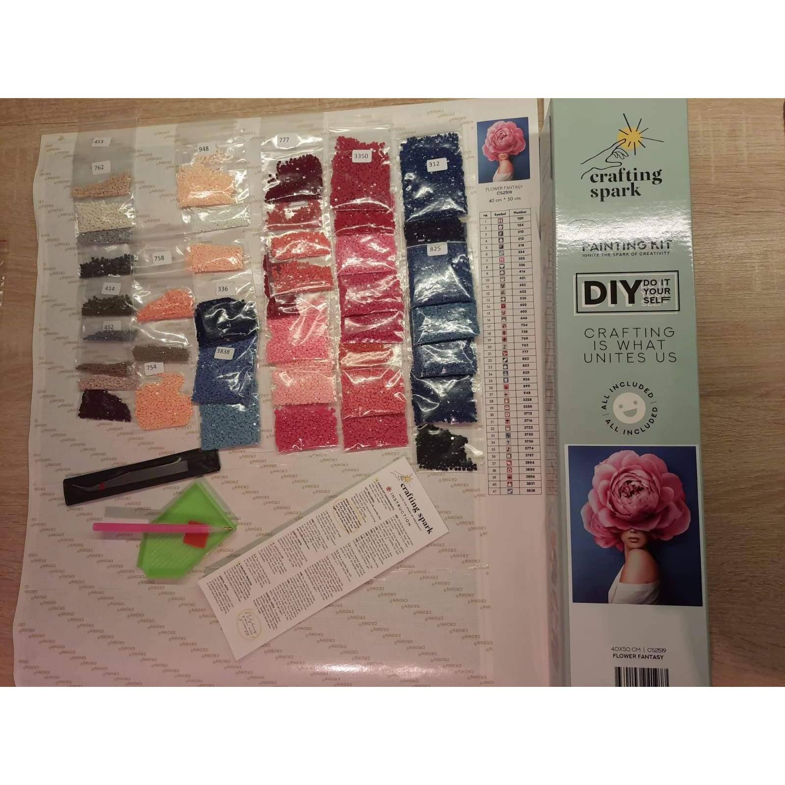 Crafting Spark Astrology Skull Diamond Painting Kit