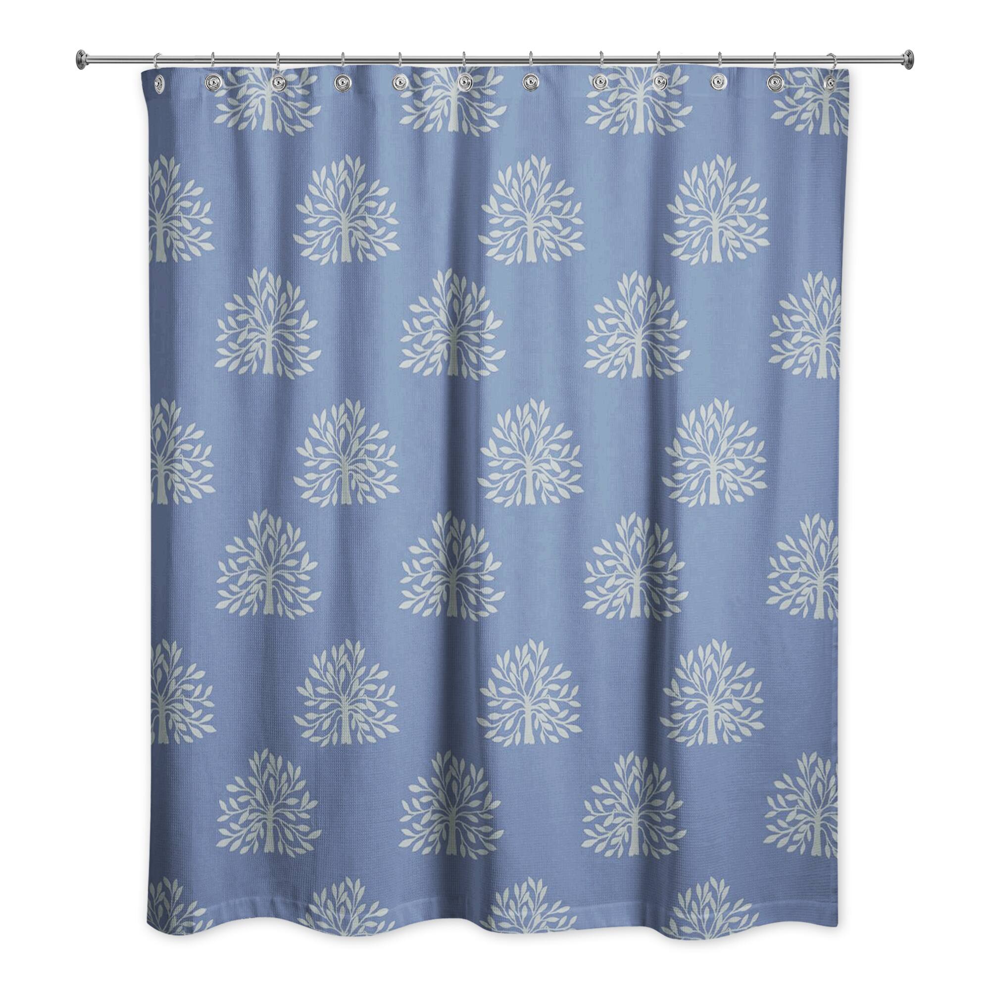 Blooming Bush Shower Curtain, 71&#x22; x 74&#x22;