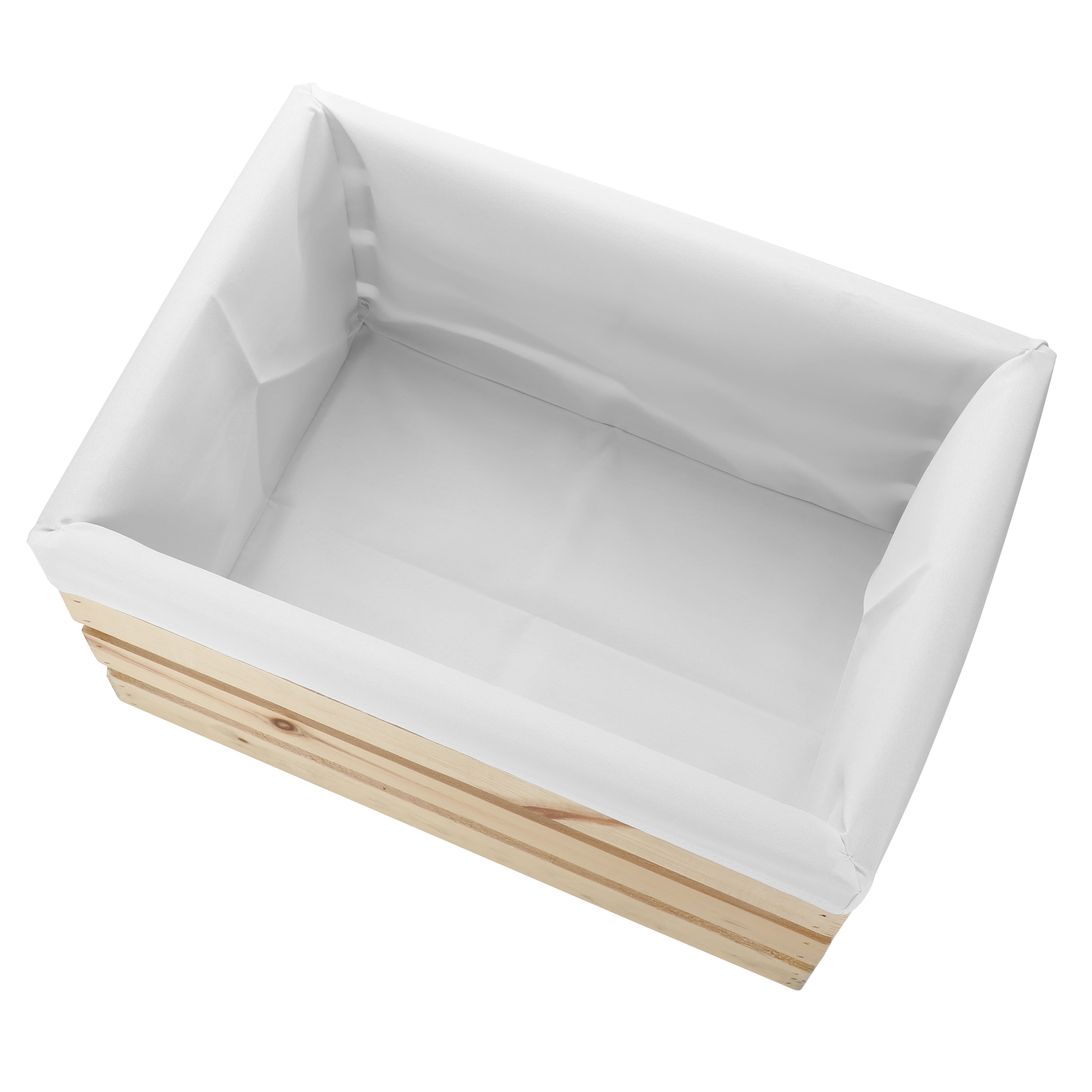 16&#x22; White Water-Resistant Crate Liner by Make Market&#xAE;