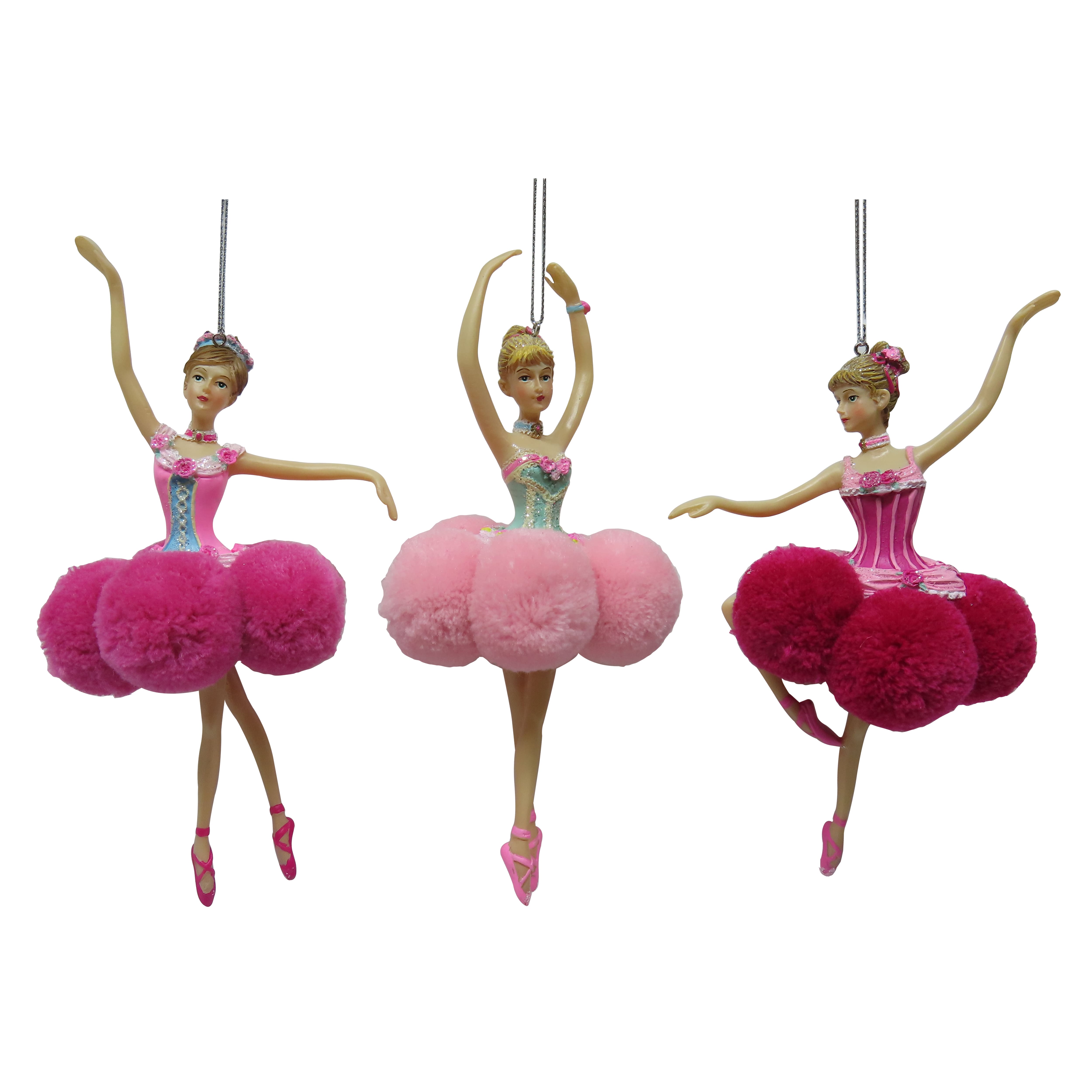 Assorted 7" Ballerina in Pink Ornament by Ashland®, 1pc.