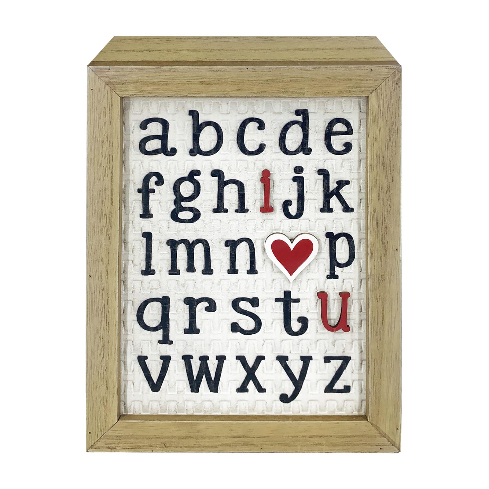 7" ABC I Love U Tabletop Sign by Ashland®
