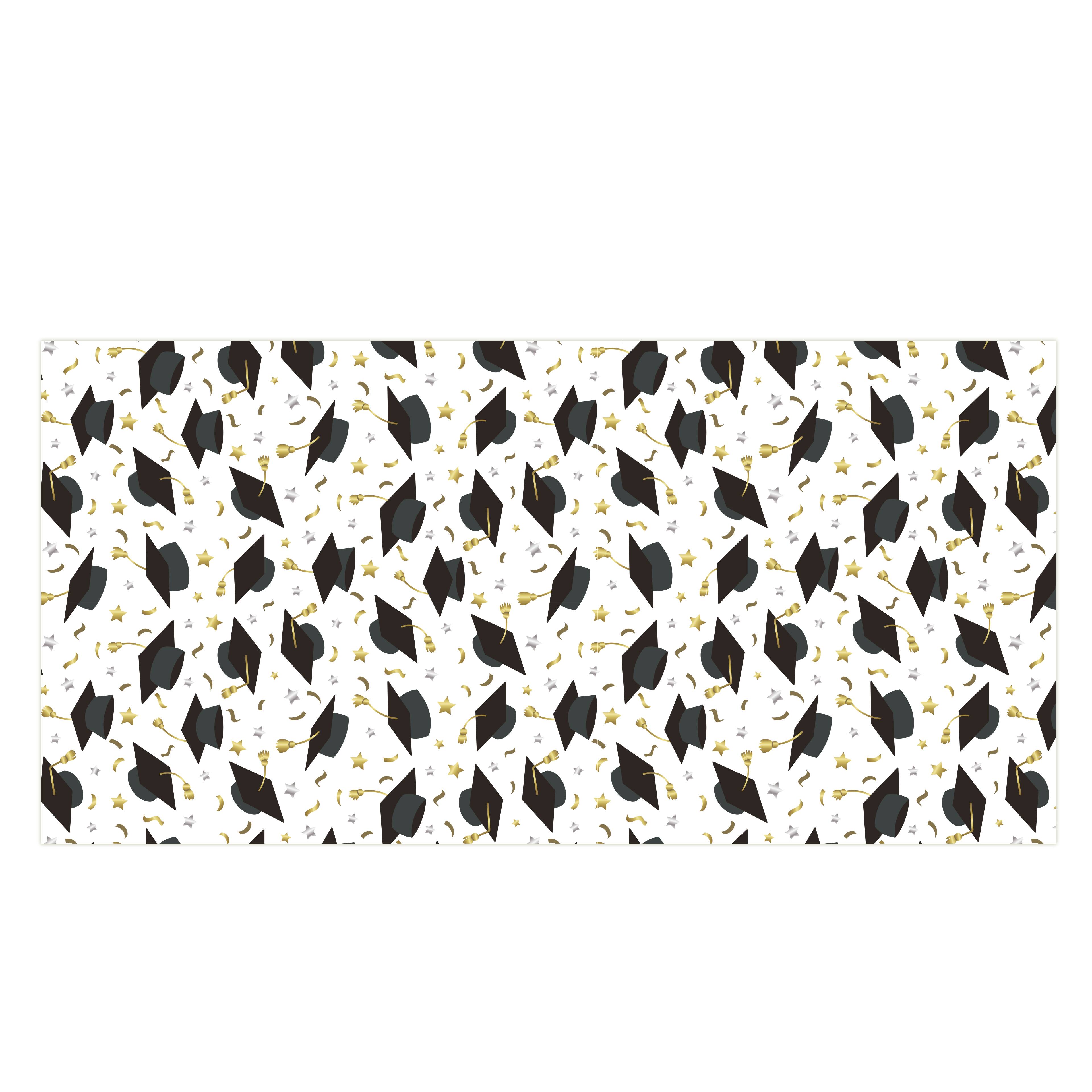 14" Stripes Grad Stars Foil Stick Balloon
