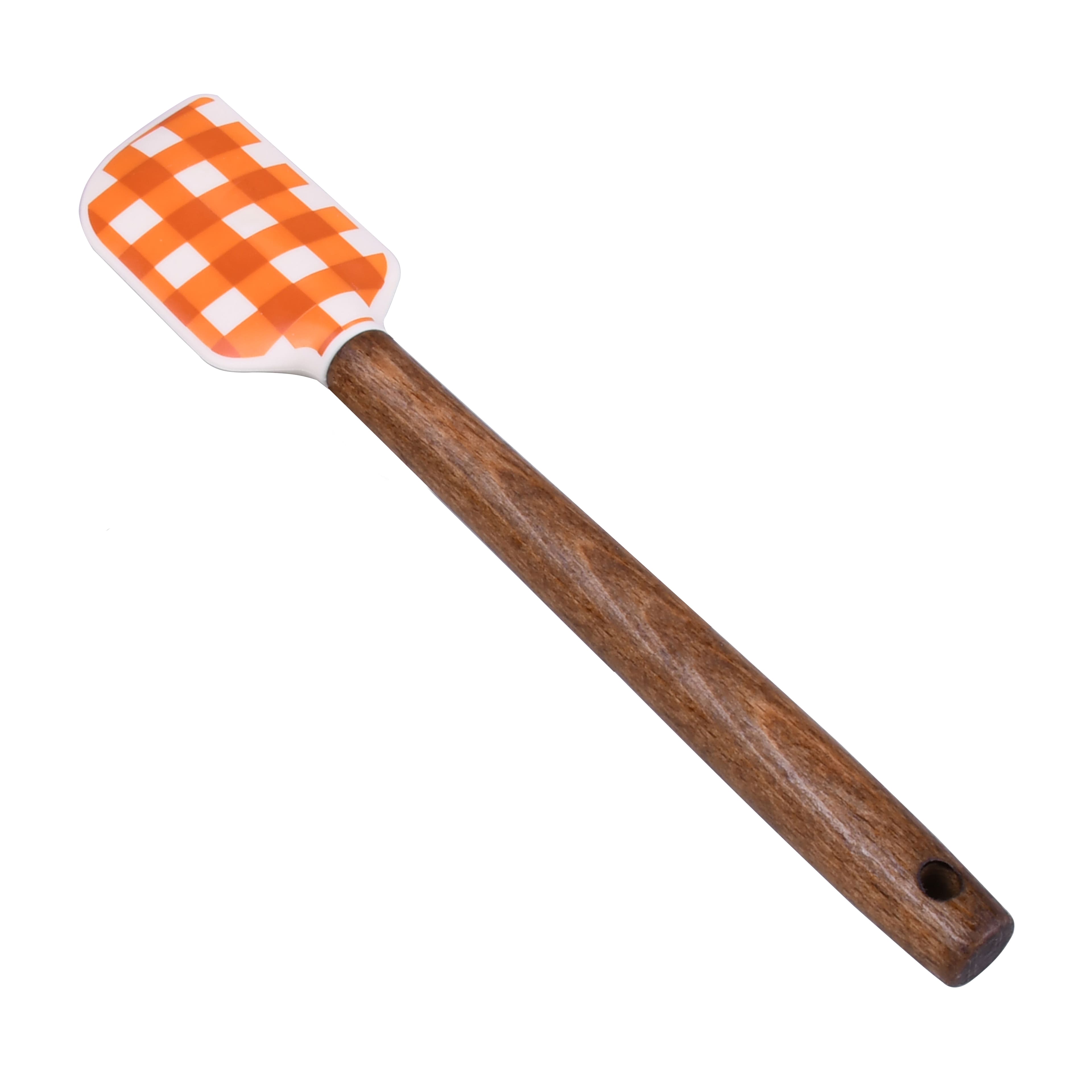 Mini Orange Plaid Spatula by Makery&#x2122;