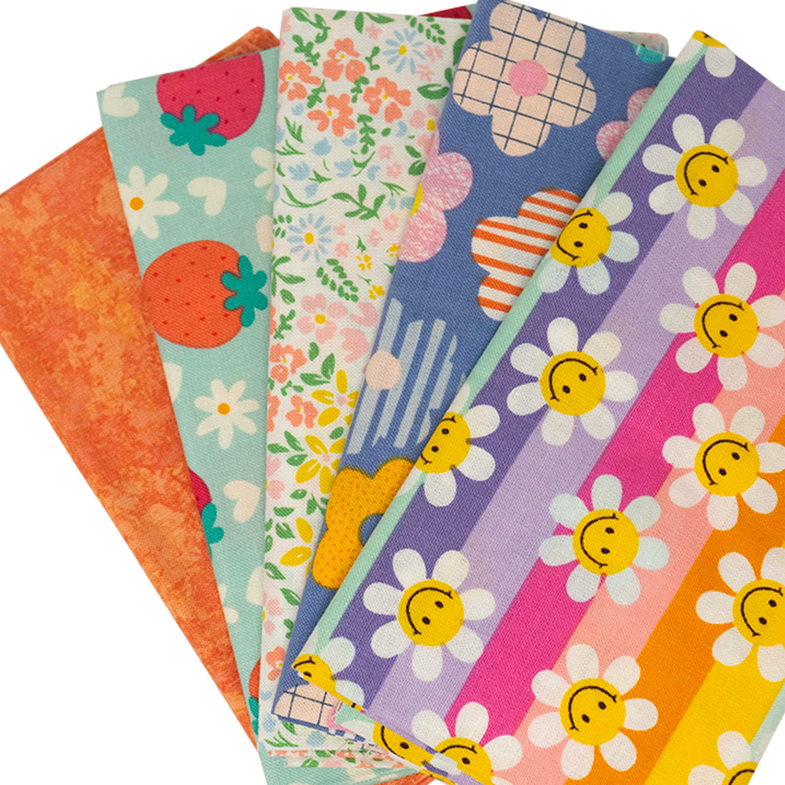 SINGER Modern Daisy Cotton Fabric Bundle