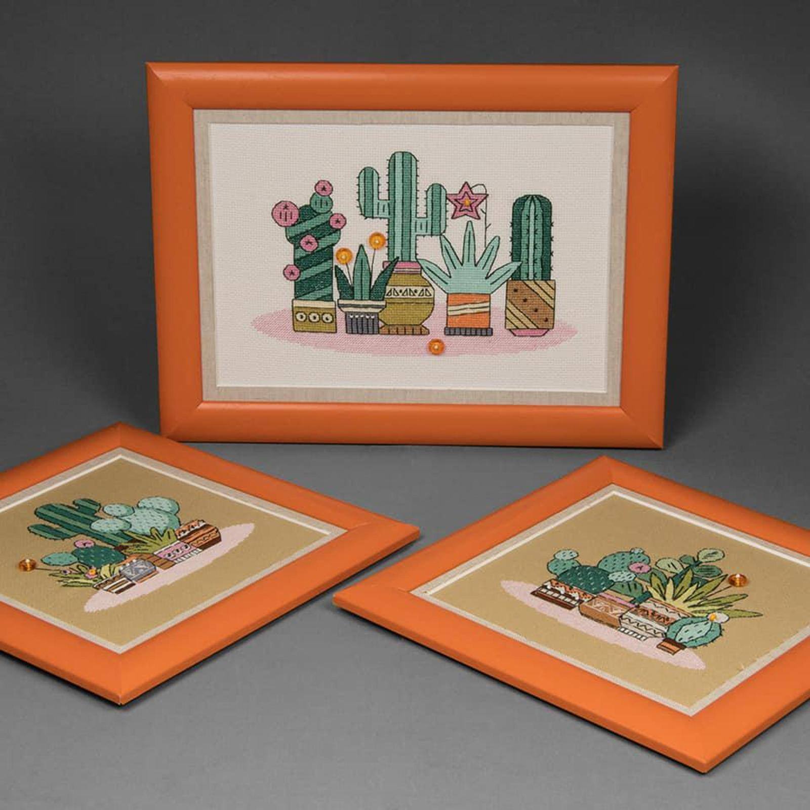 Crystal Art Counted Cross Stitch Kit Triptych Bright Mexico