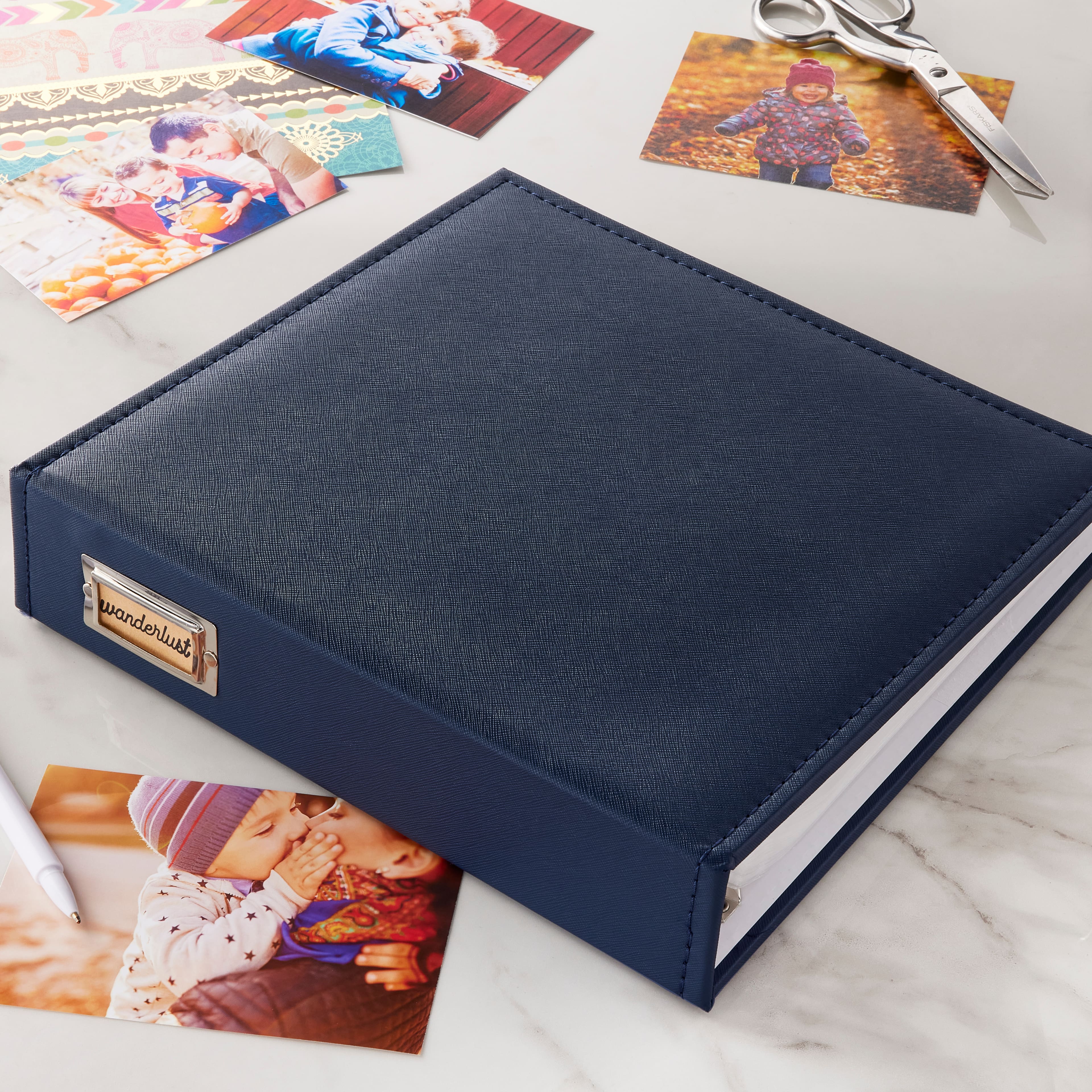 8 Pack: Navy D-Ring Scrapbook Album by Recollections™