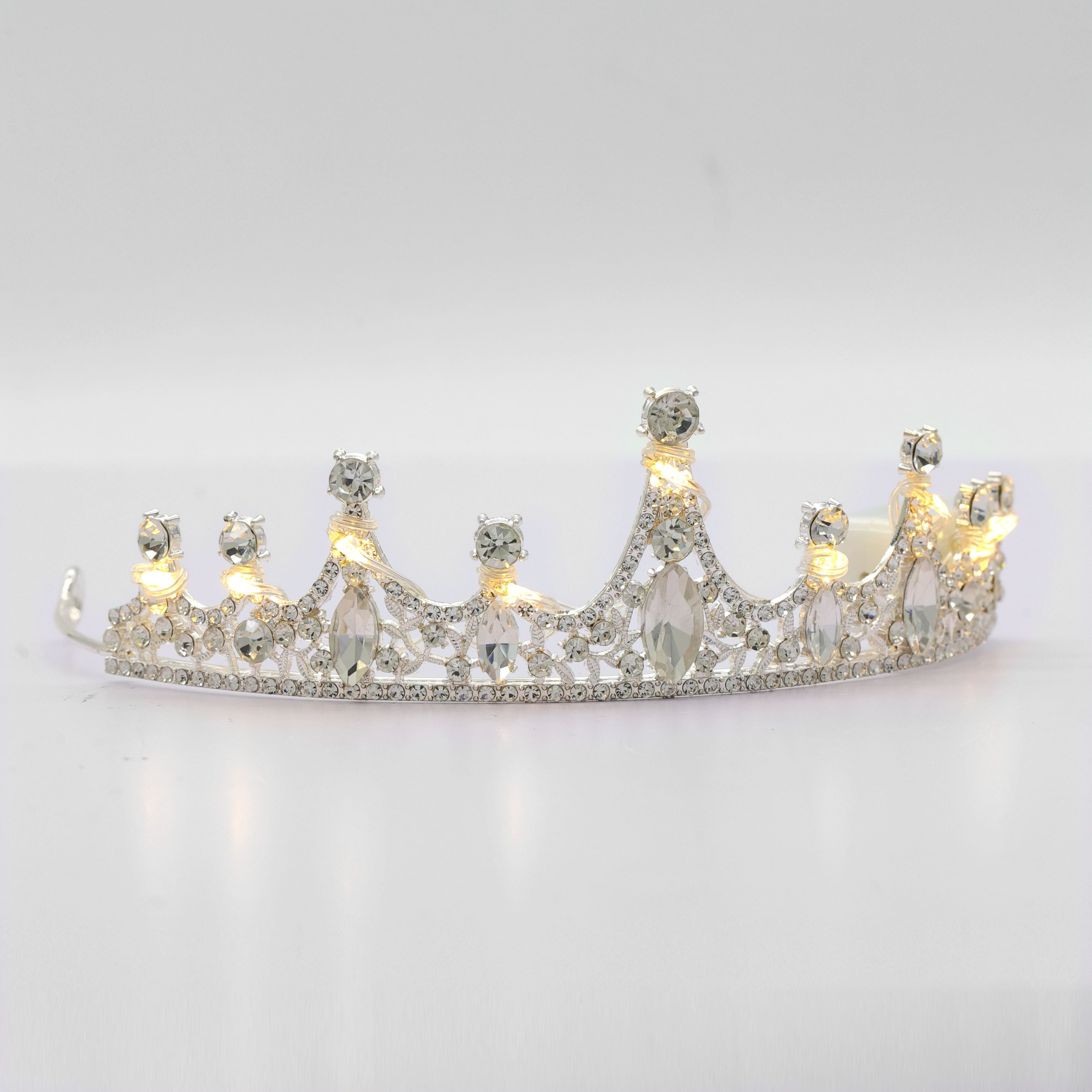 Silver Light-Up Crown by Celebrate It&#x2122;