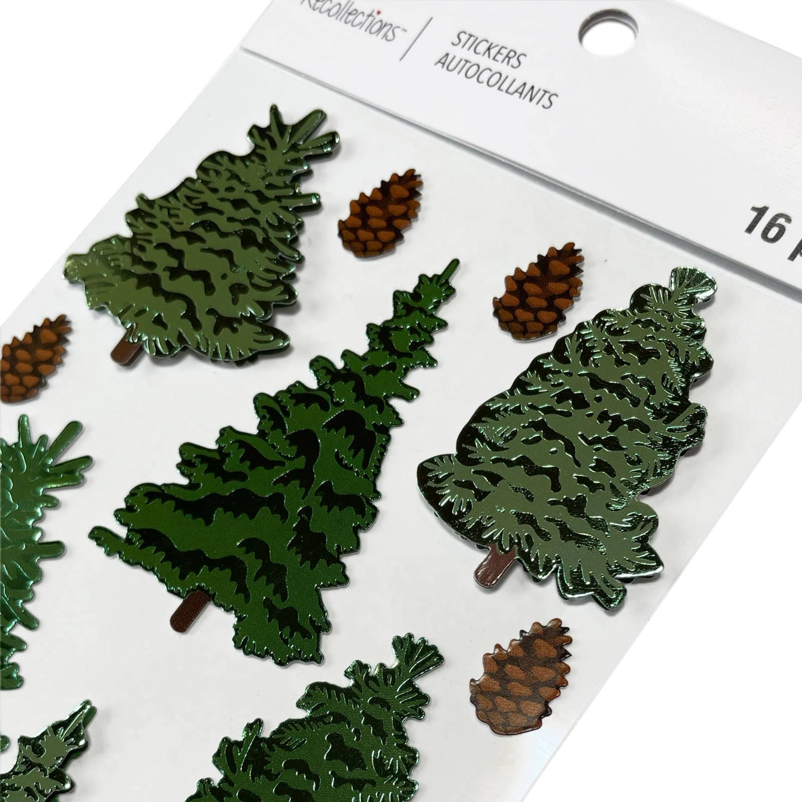 12 Pack: Pinecone & Tree Stickers by Recollections™