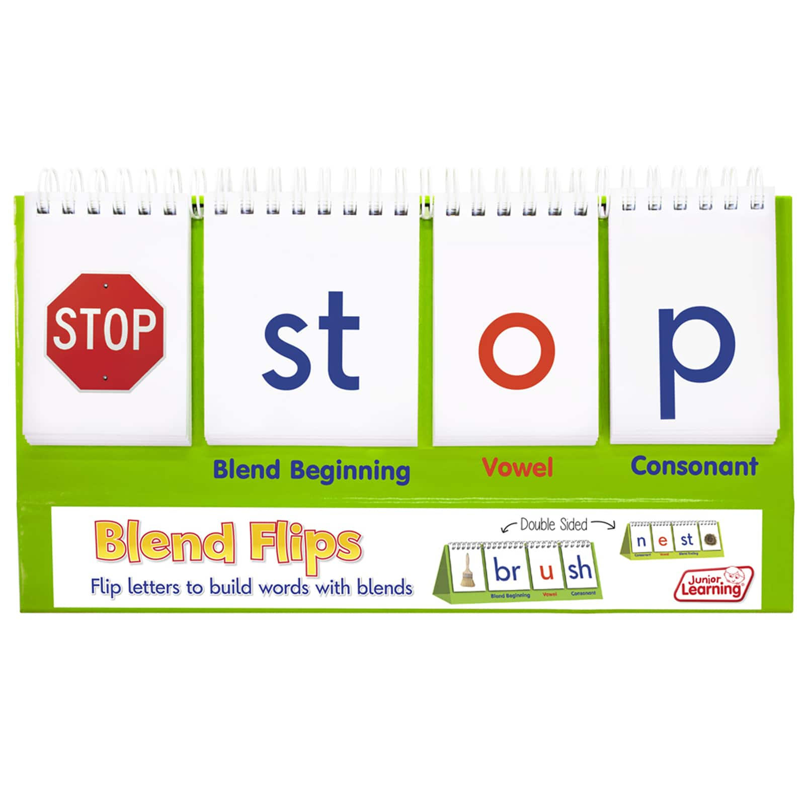 Junior Learning&#xAE; Double-Sided Blend Flips, 3ct.