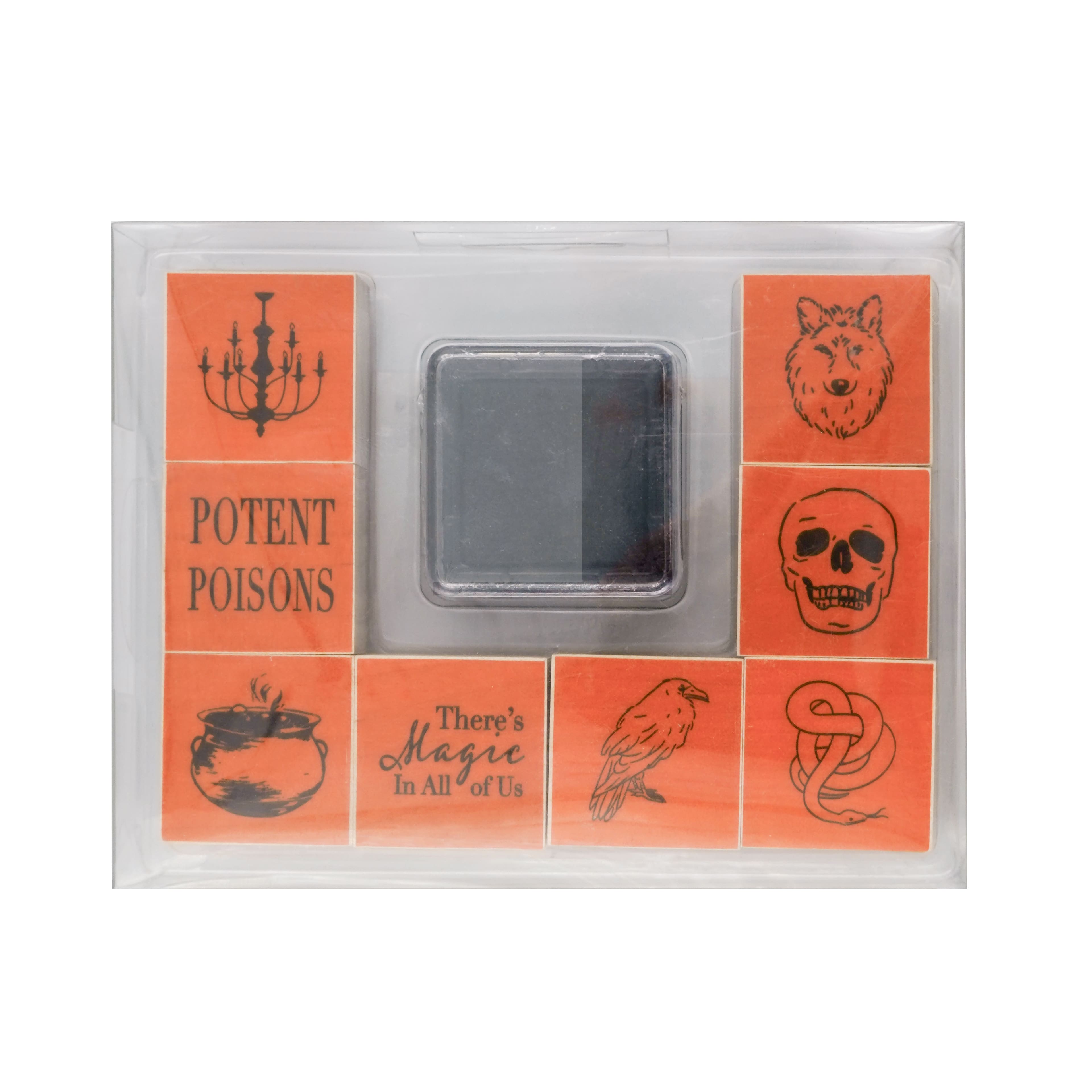 Haunted Forest Wood Stamps &#x26; Ink Pad Set by Recollections&#x2122;