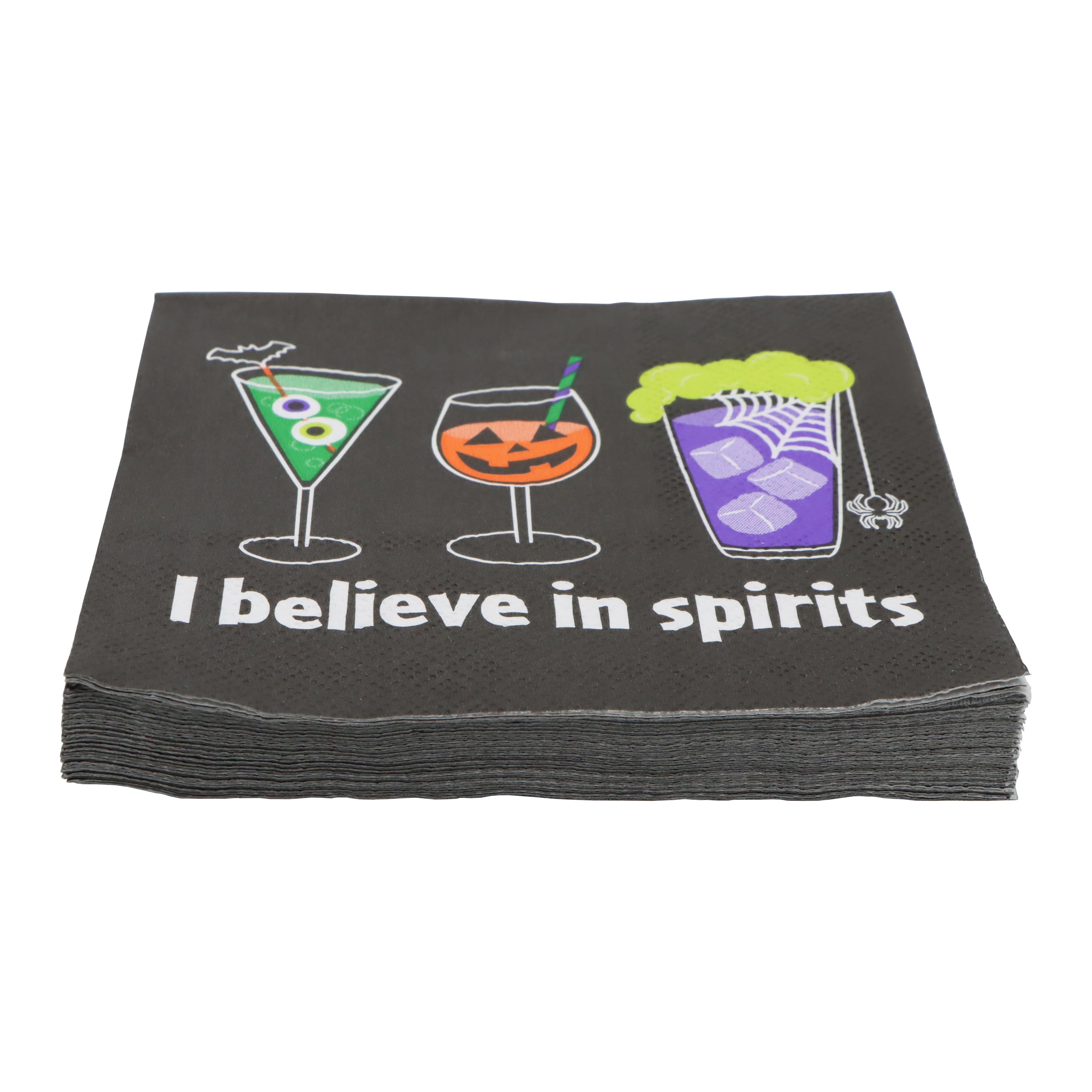 I Believe in Spirits Beverage Napkins, 20ct. by Celebrate It&#x2122;