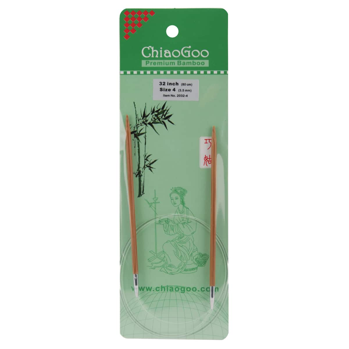 ChiaoGoo 32 Bamboo Circular Needles – Fancy Tiger Crafts Co-op