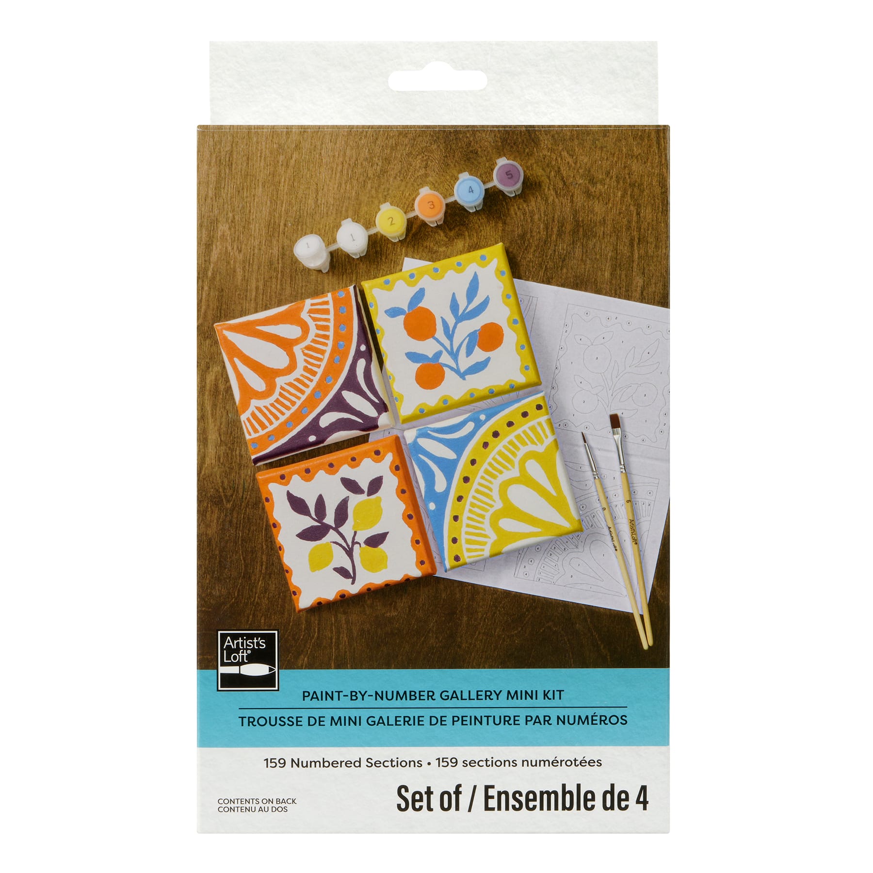 Citrus Tiles Paint-by-Number Gallery Mini Kit by Artist's Loft®