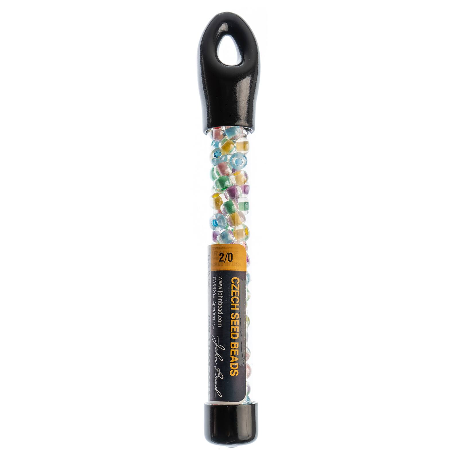 John Bead 2/0 Czech Glass Seed Beads, 22g