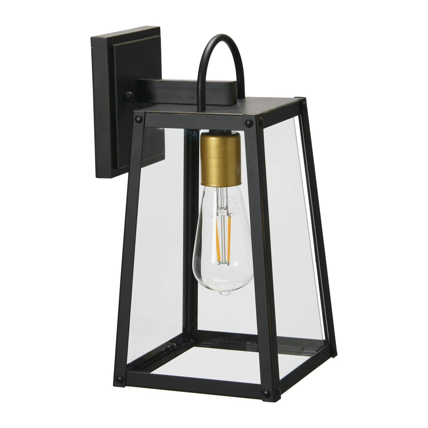 Robert Stevenson Lighting Dorchester Oil Rubbed Bronze Metal &#x26; Glass Outdoor Light