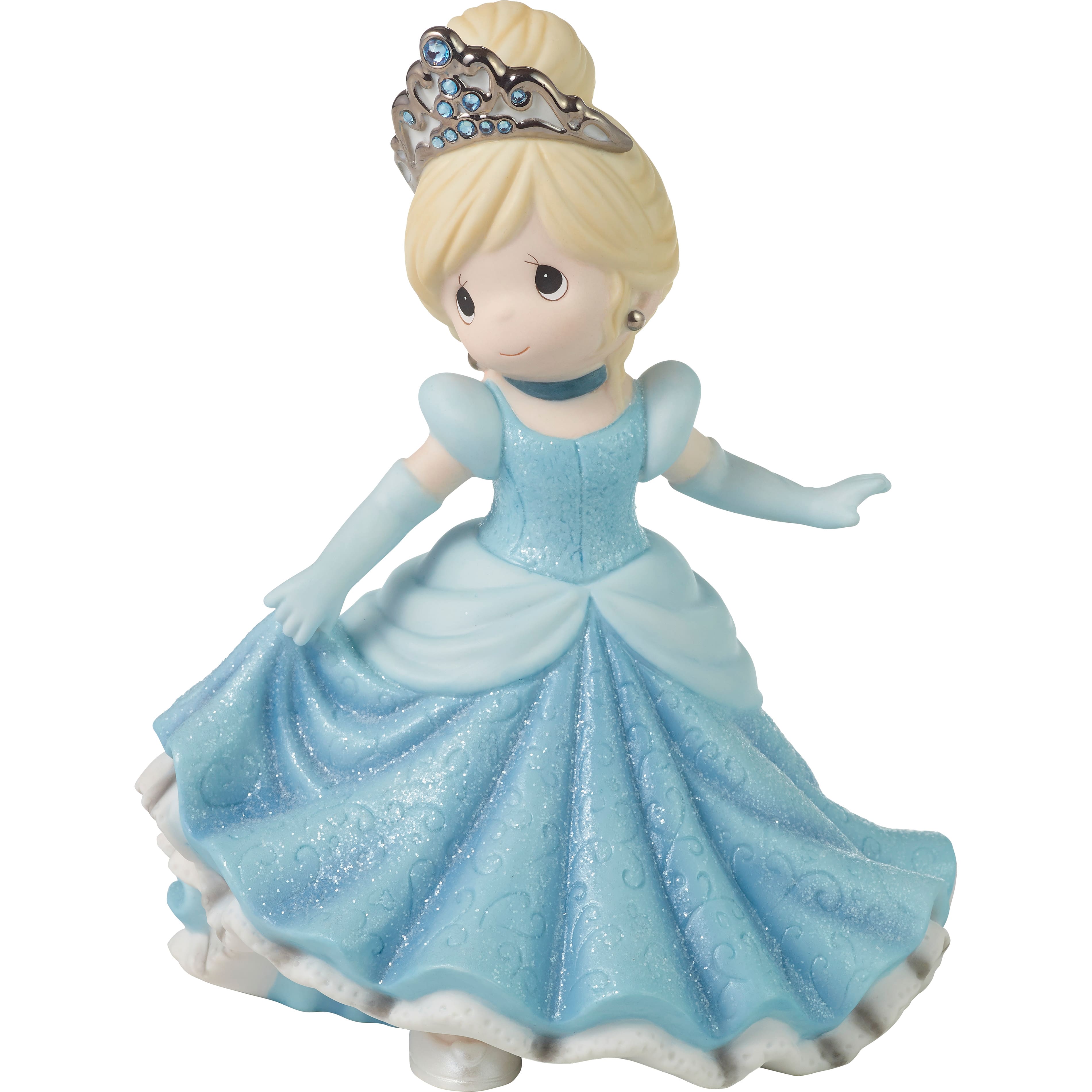 Precious Moments 7.25&#x22; Disney&#xAE; 100th Anniversary Limited Edition Cinderella Bisque Porcelain Figurine