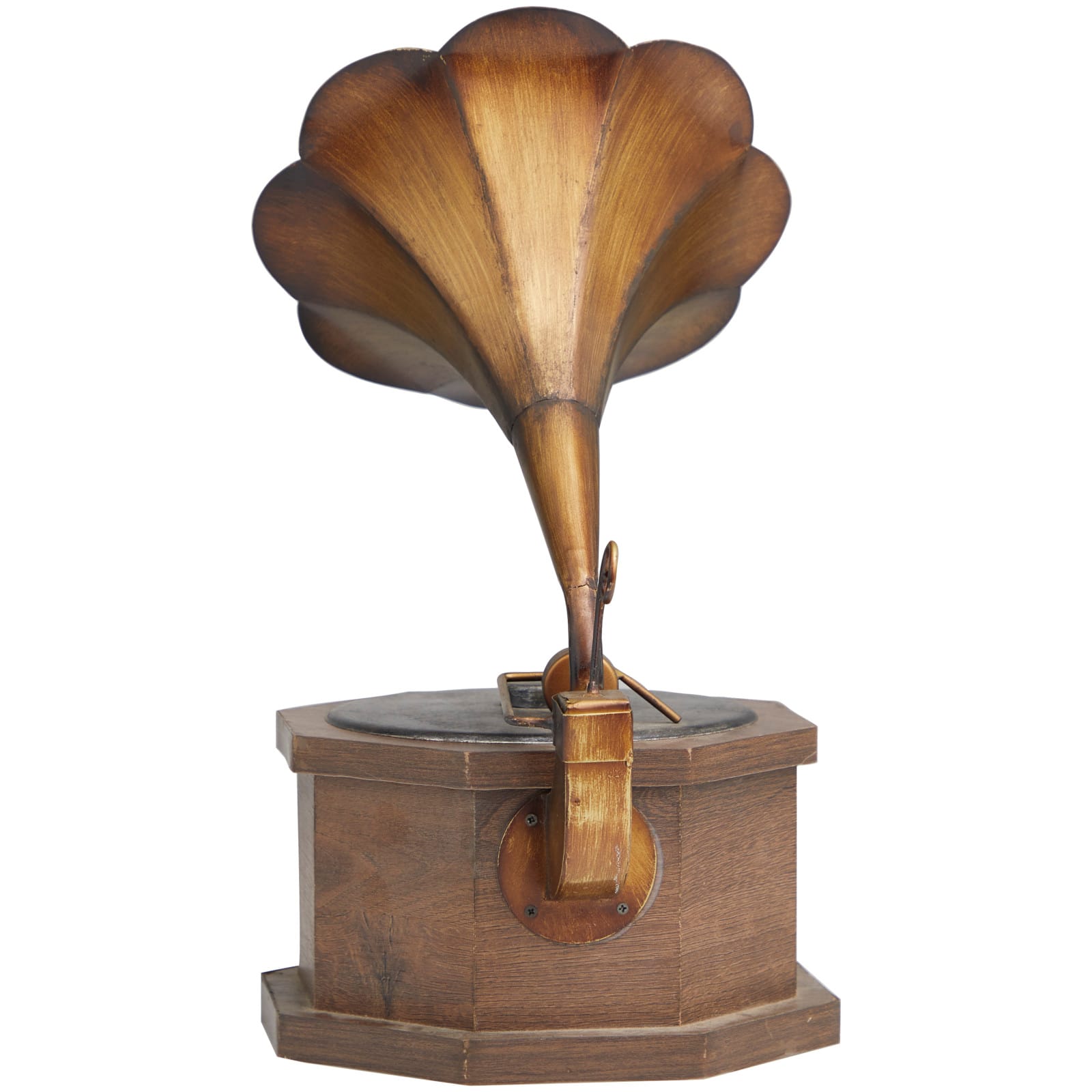 17" Vintage Gramophone Functional Tabletop Décor