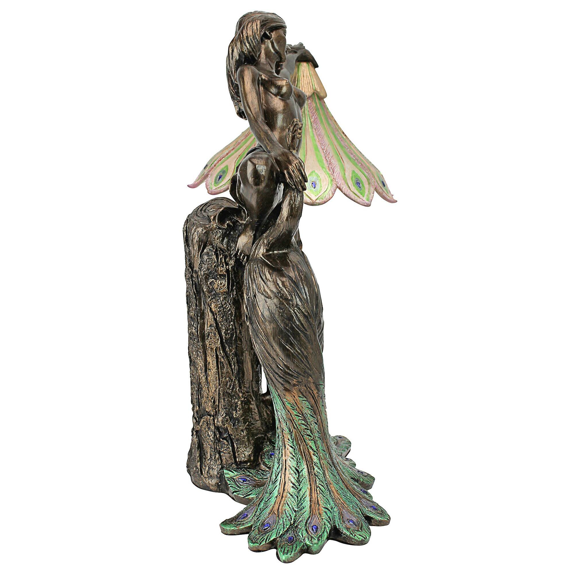 The Peacock Goddess Illuminated Sculpture