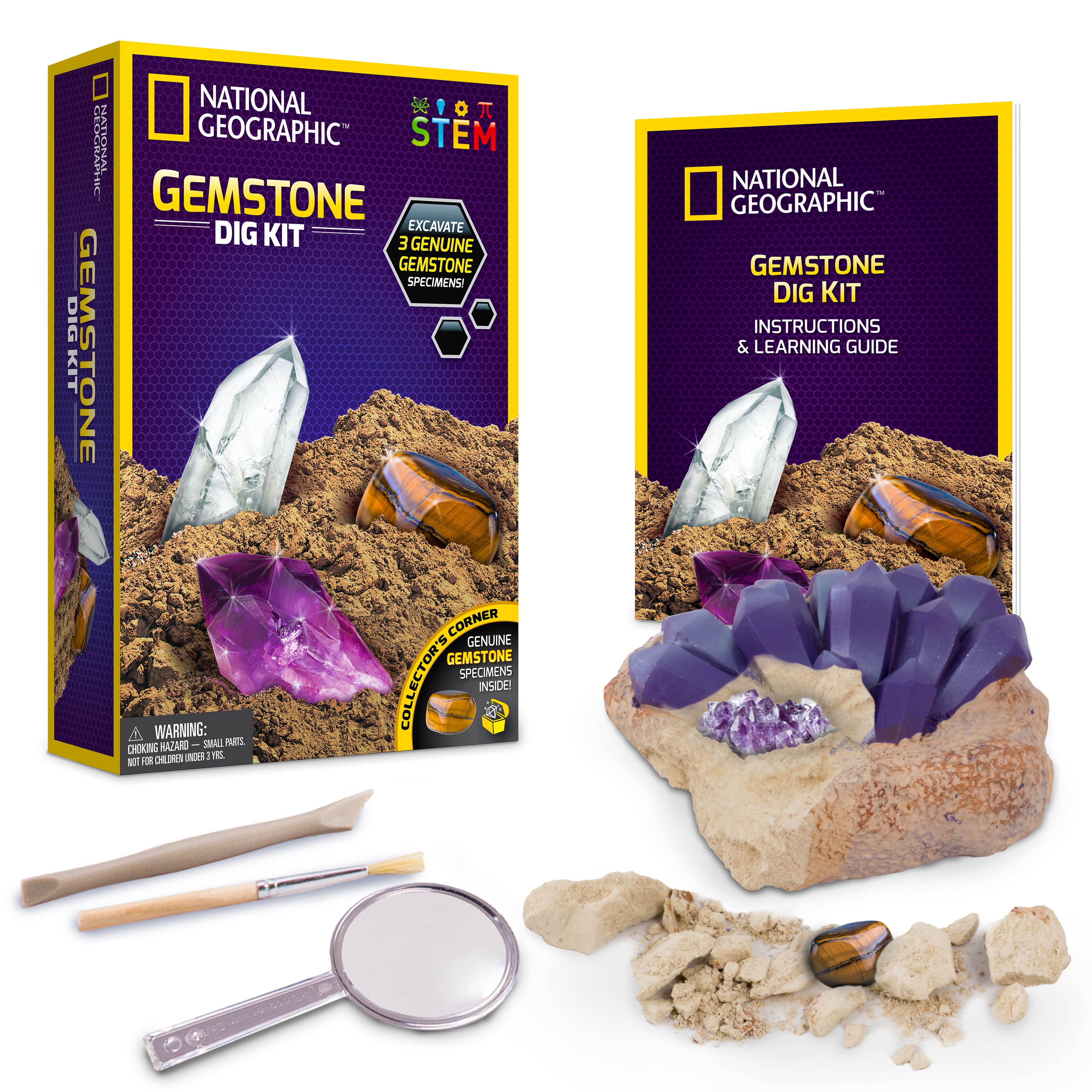 12 Pack: National Geographic&#x2122; Gemstone Dig Kit