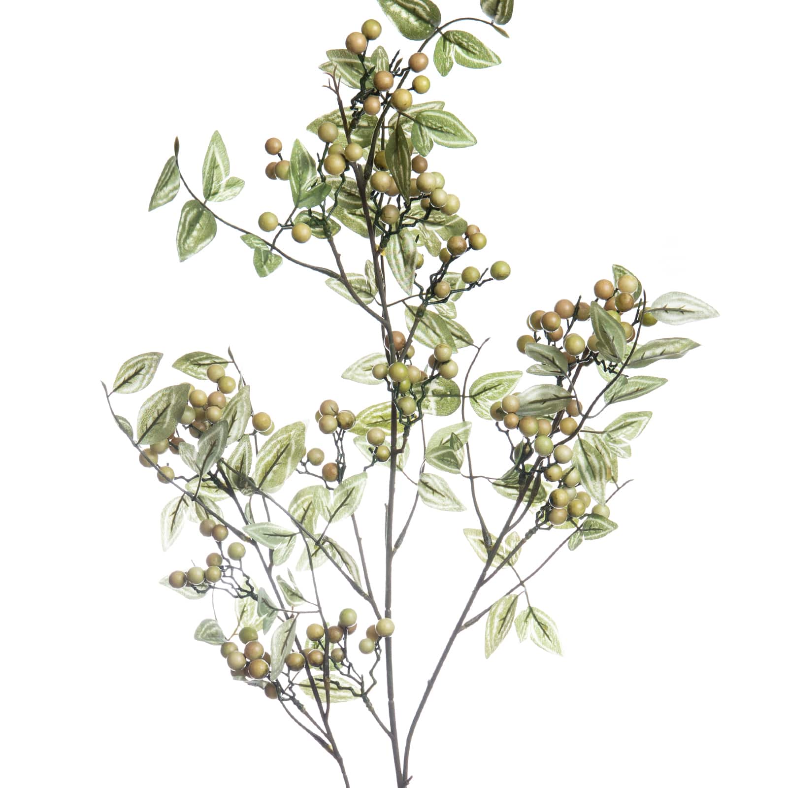 6 Pack: Yellow &#x26; Green Berry Stem with Leaves by Ashland&#xAE;