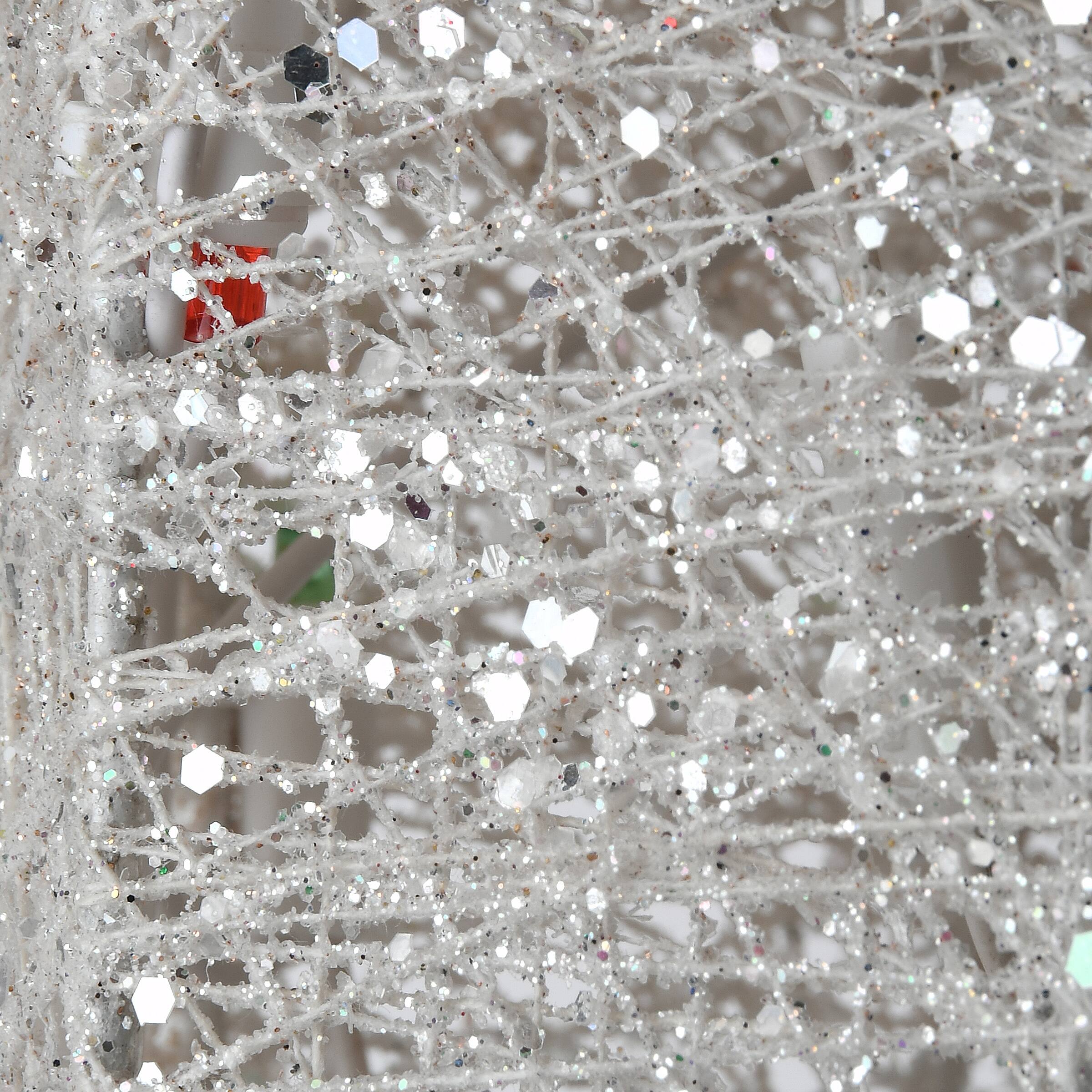 60'' Trumpeting White Angel with Multicolor LED Lights Decoration