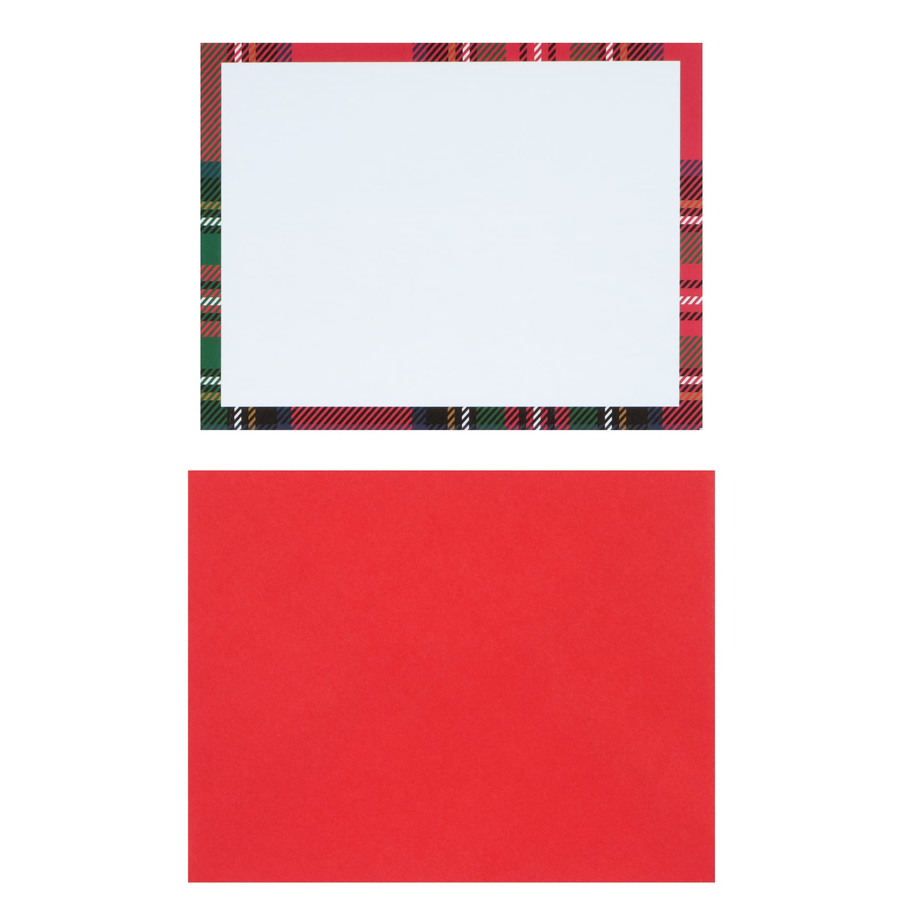 Plaid Card &#x26; Envelope Set by Recollections&#x2122;