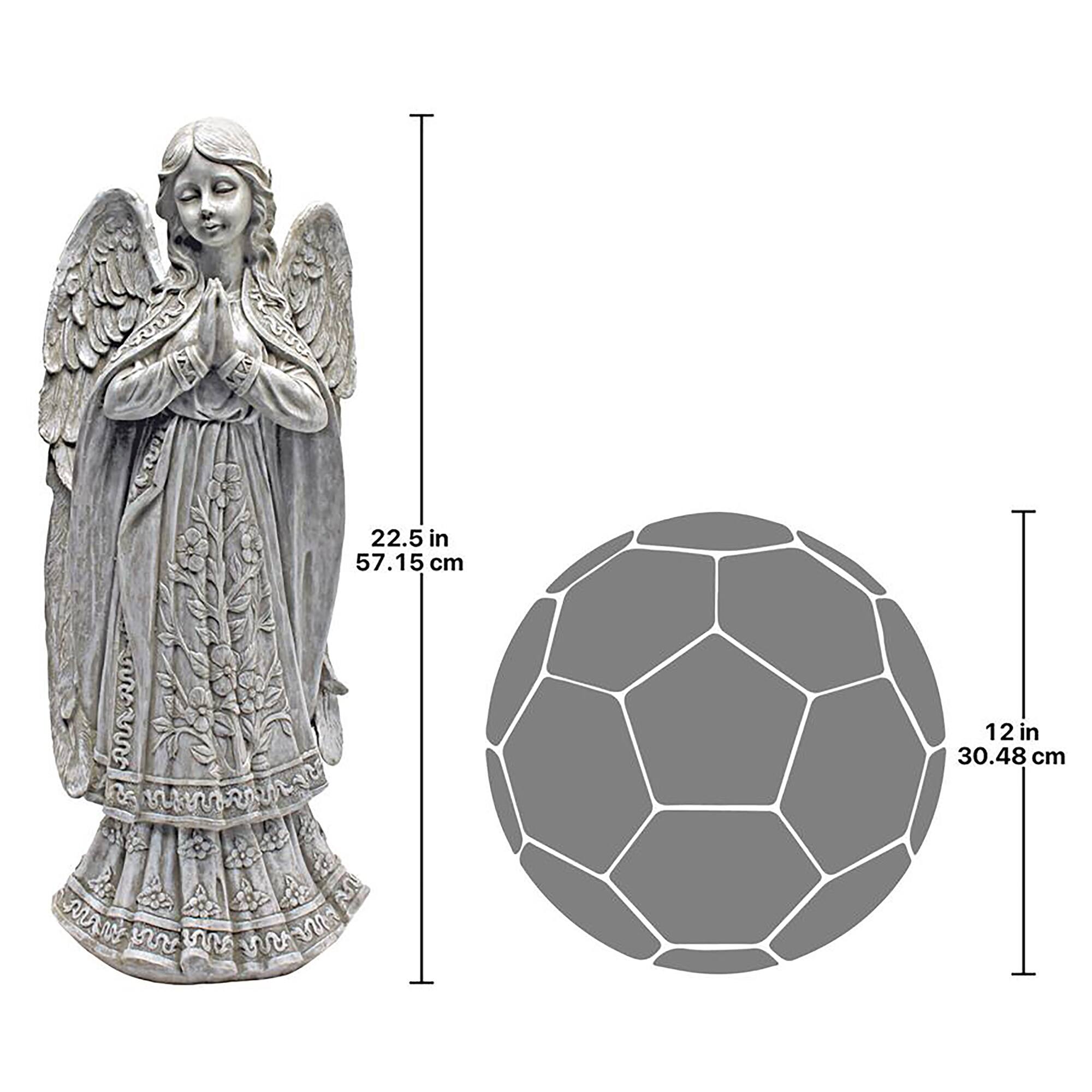 Design Toscano 22.5" Angelic Messenger Garden Angel Statue