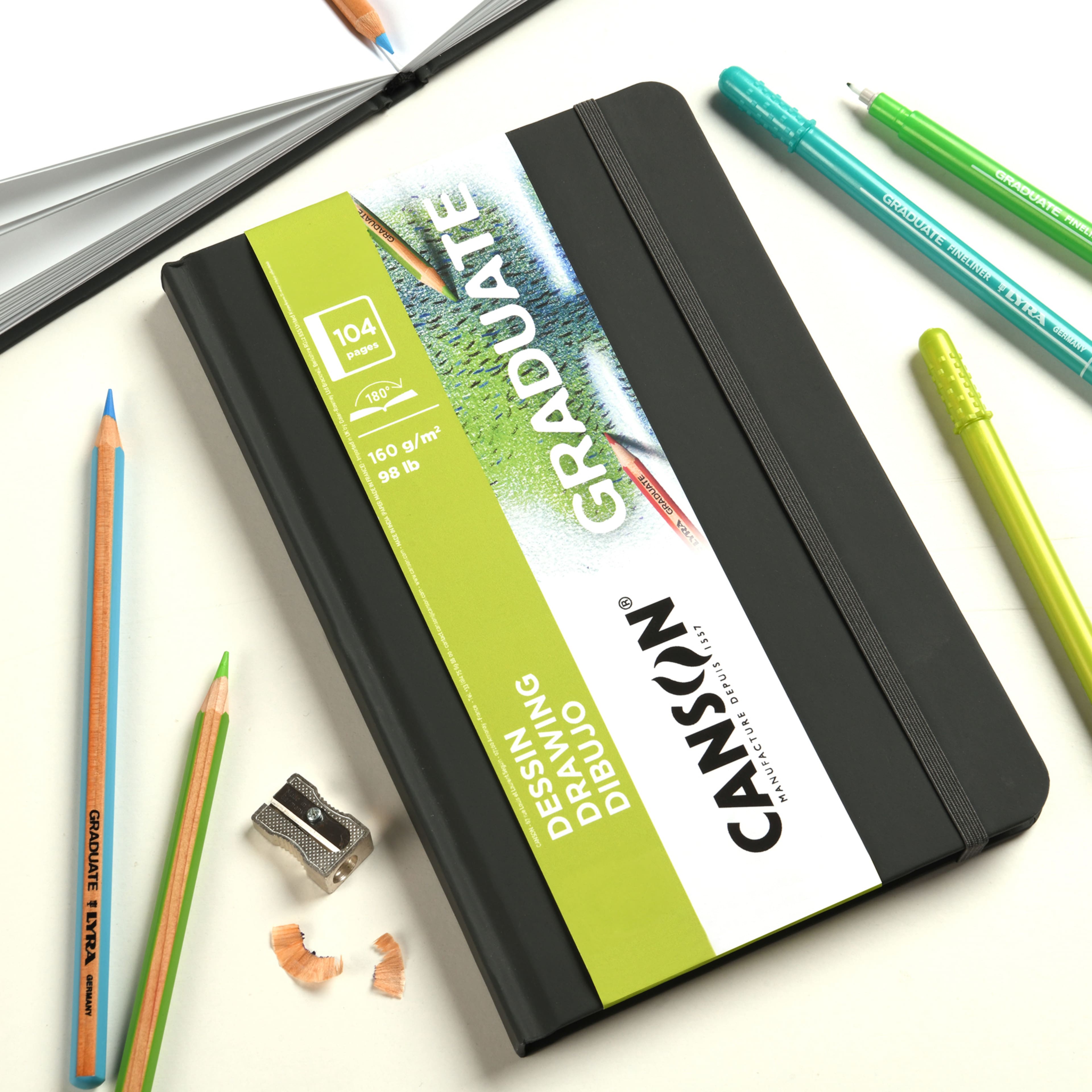 Canson&#xAE; 5.5&#x22; x 8.5&#x22; Graduate Drawing Book