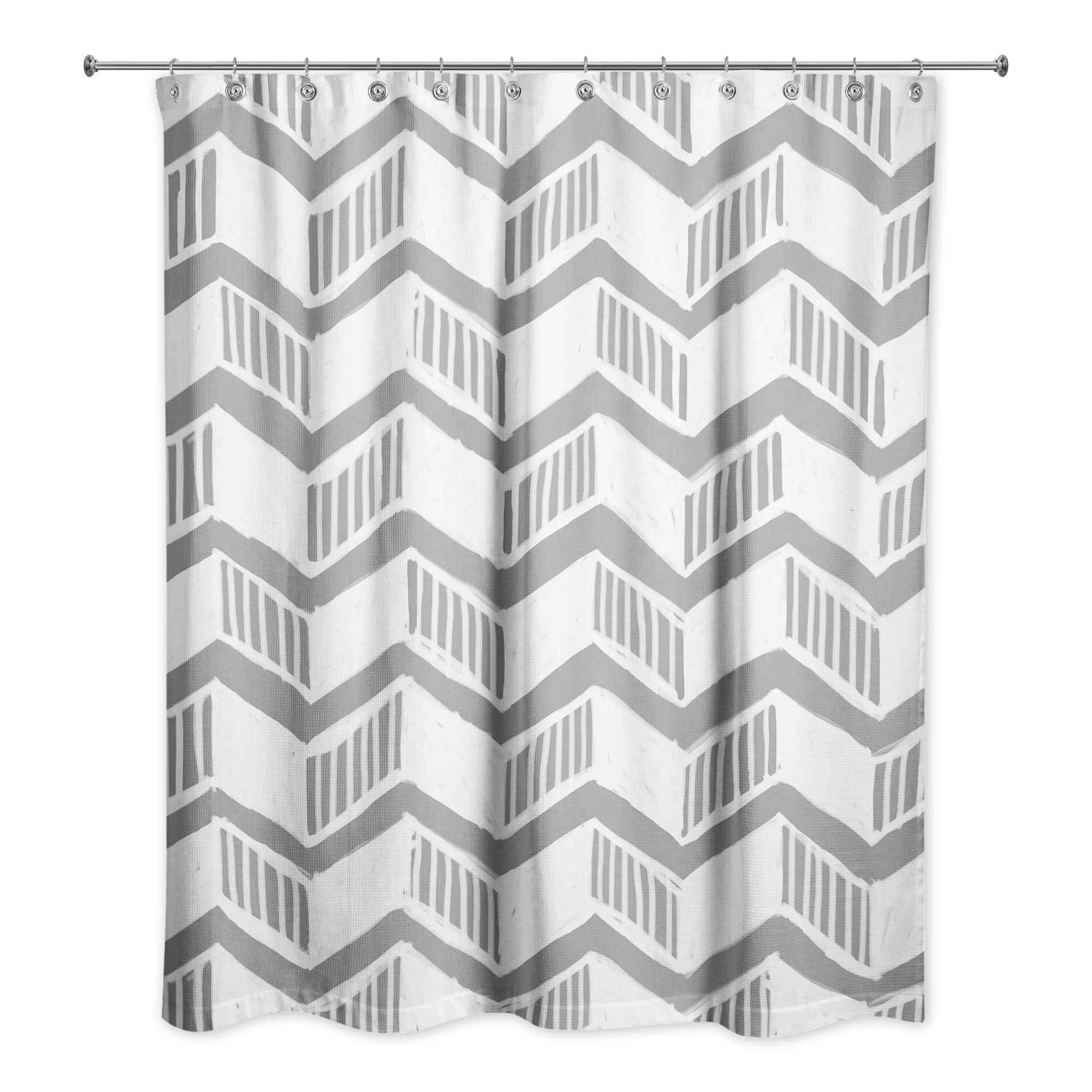 Chevron Shower Curtain