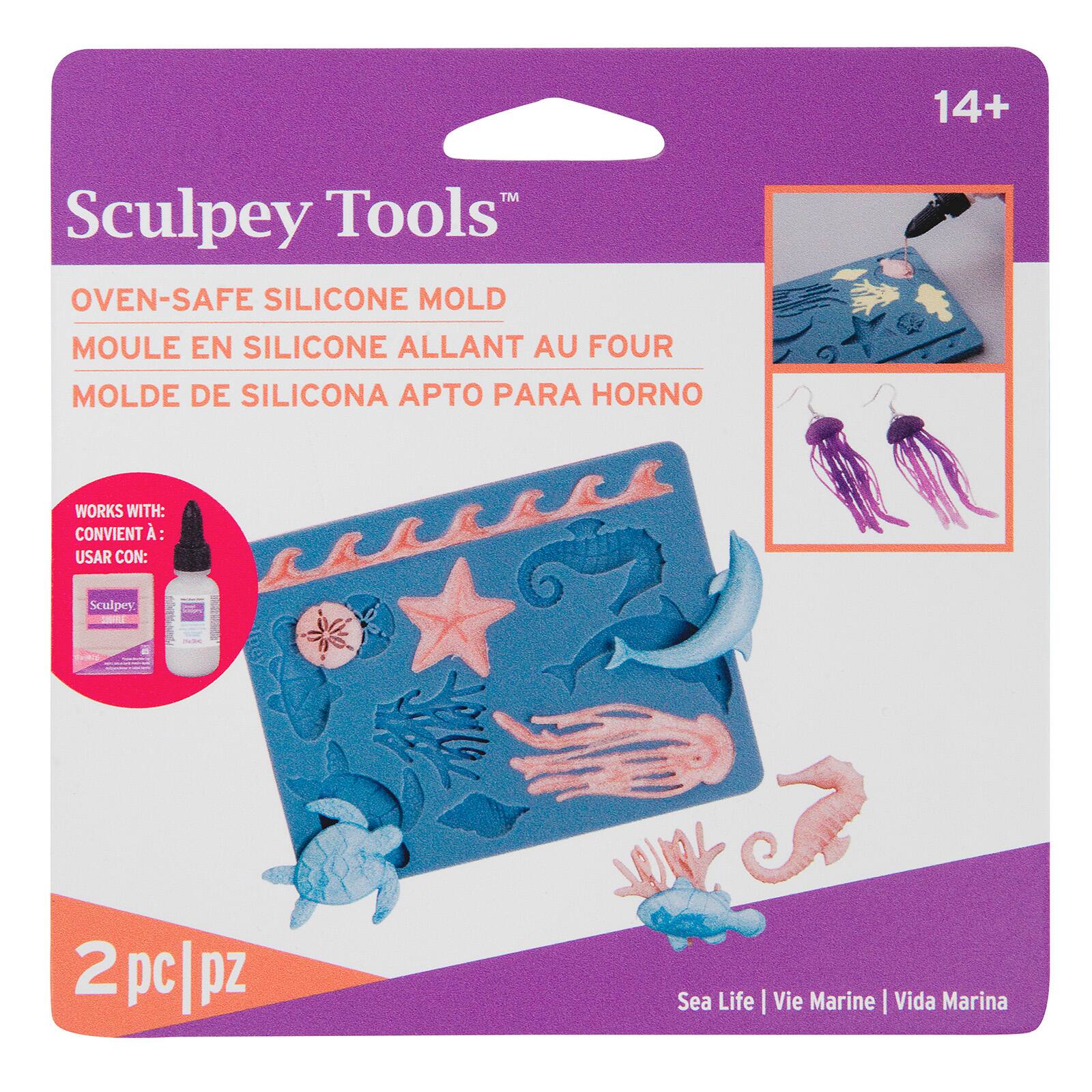 Sculpey Tools® Oven-Safe Silicone Sea Life Mold | Michaels®